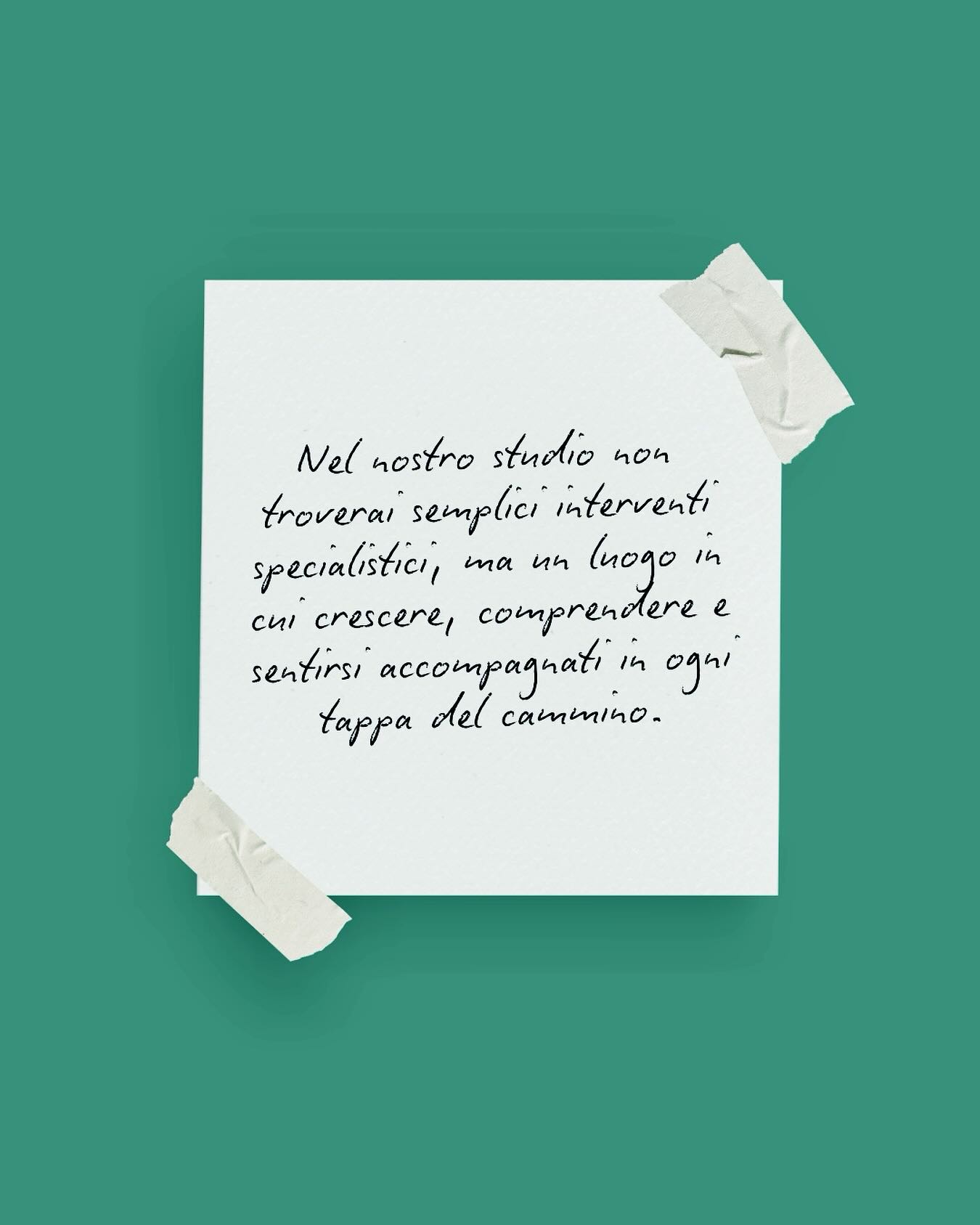 Perché sceglierci?
Siamo un’équipe multidisciplinare che lavora in sinergia per offrire percorsi personalizzati, pensati non solo per la disabilità o lo sviluppo atipico, ma per il benessere globale della persona.
Partiamo dai più piccoli, senza dimenticare genitori e famiglie, che accompagniamo con ascolto, sostegno e cura.
Seguiamo ogni fase della crescita, dalla gravidanza all’età adulta, con professionalità e attenzione.
Il nostro obiettivo: accogliere ogni persona nella sua unicità, offrendo un supporto costruito sui reali bisogni individuali e familiari.