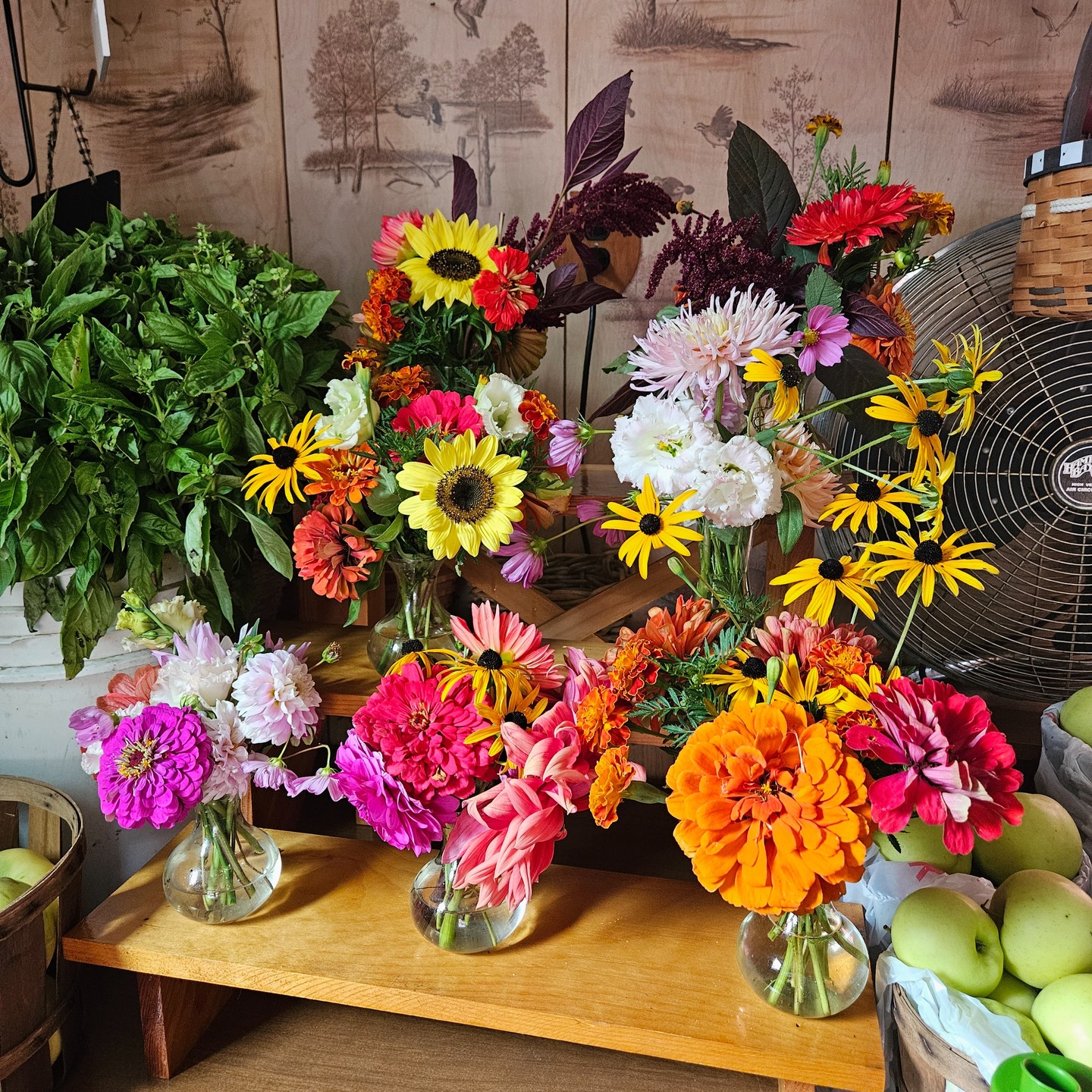 A closer look at what we have this weekend: flower bouquets, eggs, and specialty chocolate along with fresh vegetables, corn , and peaches. Come enjoy all this Labor Day Weekend has to offer!