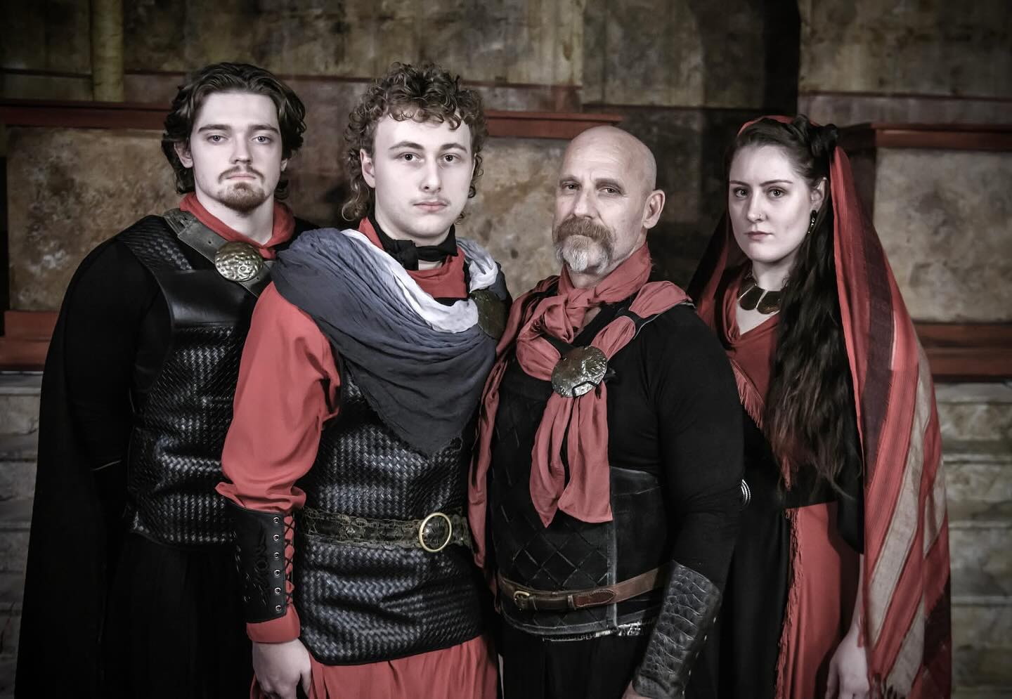 BEHIND THE SCENES (2025)
CAESAR - Promo Shoot
Team Caesar
Lepidus (Owen Rogan), Octavius (Hunter Sams), Mark Antony (Brendan O’Connor) & Fulvia (Keely Pronk)
Photo by Chrissy Maguire.
Costumes designed by Kathleen Brabon and Terri Brabon and Set Designed by Brendan O’Connor.
Opening in 5 days! Head to the website for tix and to pre-order a magnificent picnic through our friends at Cuisine On Bowen - Cuisine To Go.
Shakespeare Under the Stars NQ is produced in partnership by TheatreiNQ, Select Events Townsville and the Townsville City Council through the Community Grants Program.