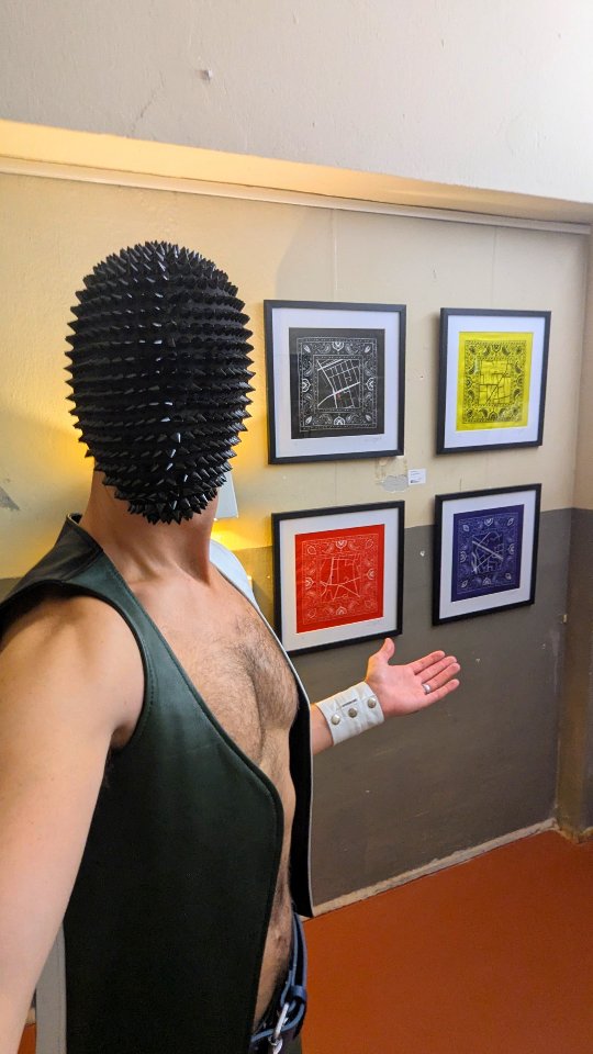 Amazing time at the opening of Unbound with @prideart_berlin . Awesome venue, cool art, party vibes and lovely talking to so many lovely people about my art - and seeing others!!
More to share, but catch the fantastic show over the next few weeks if you're Berlin bound.
#artexhibition #Unbound2025 #emergingartist #artberlin #folsom #folsomberlin #hankycode #prideart