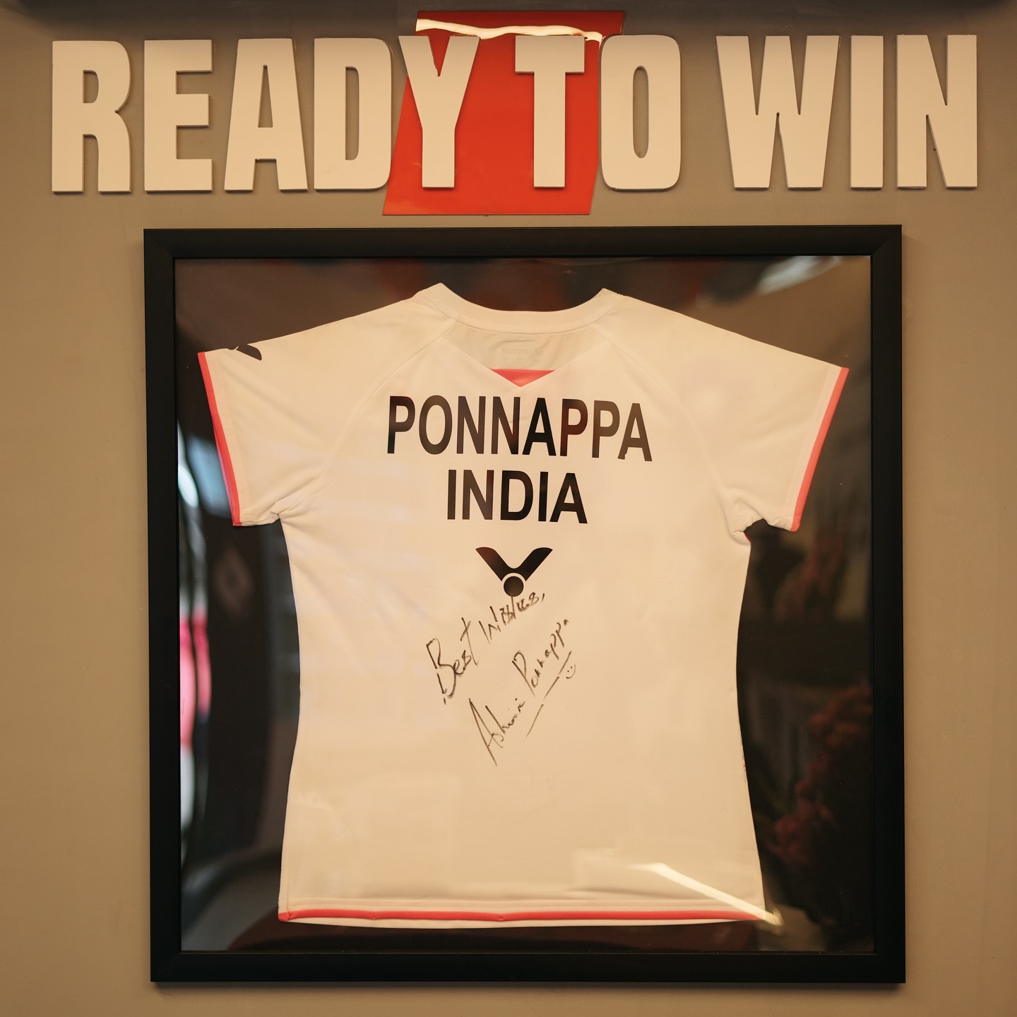 A symbol of passion and pride! 🏸✨ This jersey, worn and signed by @p9ashwini Ashwini Ponnappa, now finds its place at our Victor Pro Store – inspiring every player to be READY TO WIN! 💪🇮🇳
PC: @ranjititagi
#VictorProStore #AshwiniPonnappa #BadmintonIndia #readytowin
