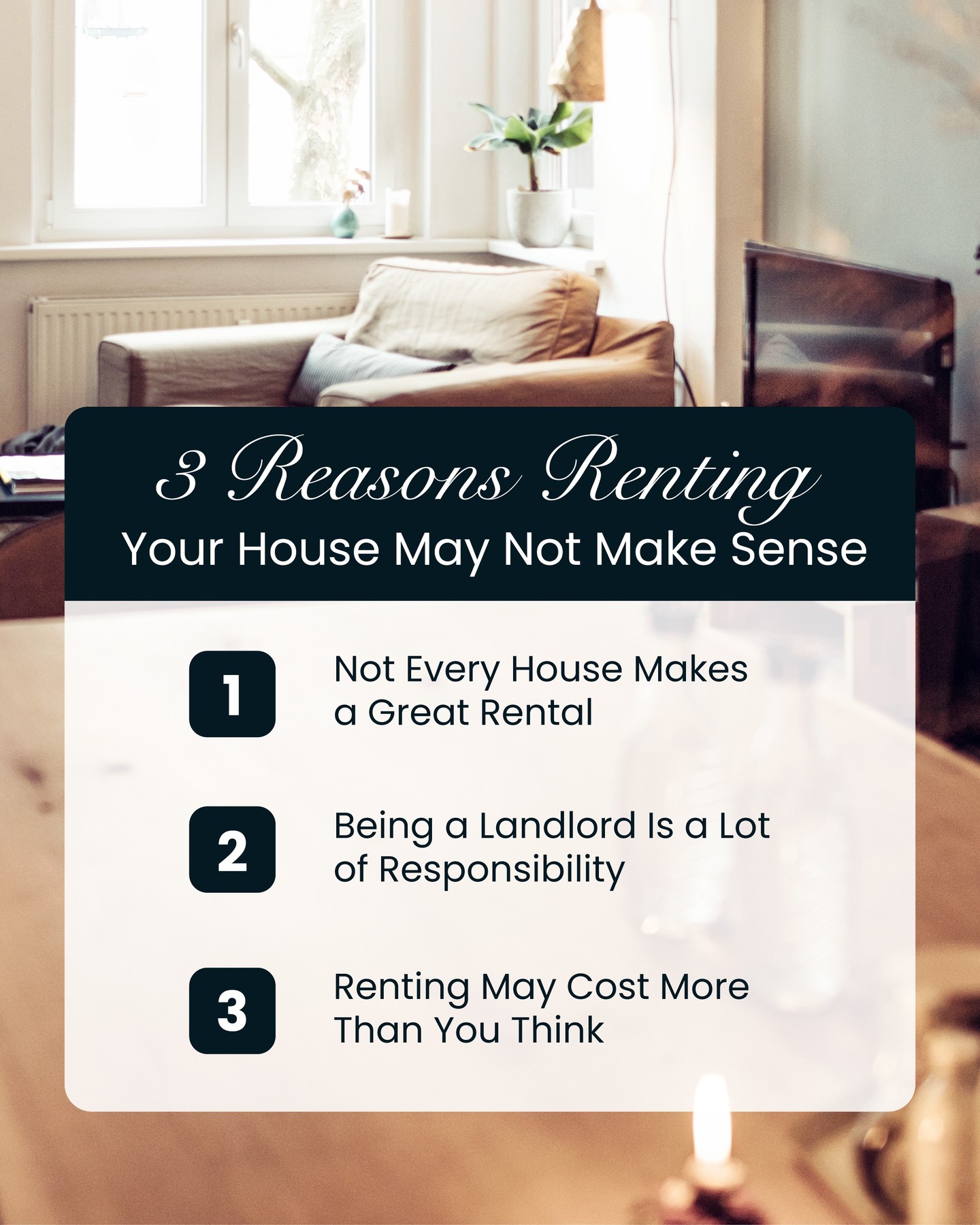 #SellorRent #SellYourHouse #KeepingCurrentMatters