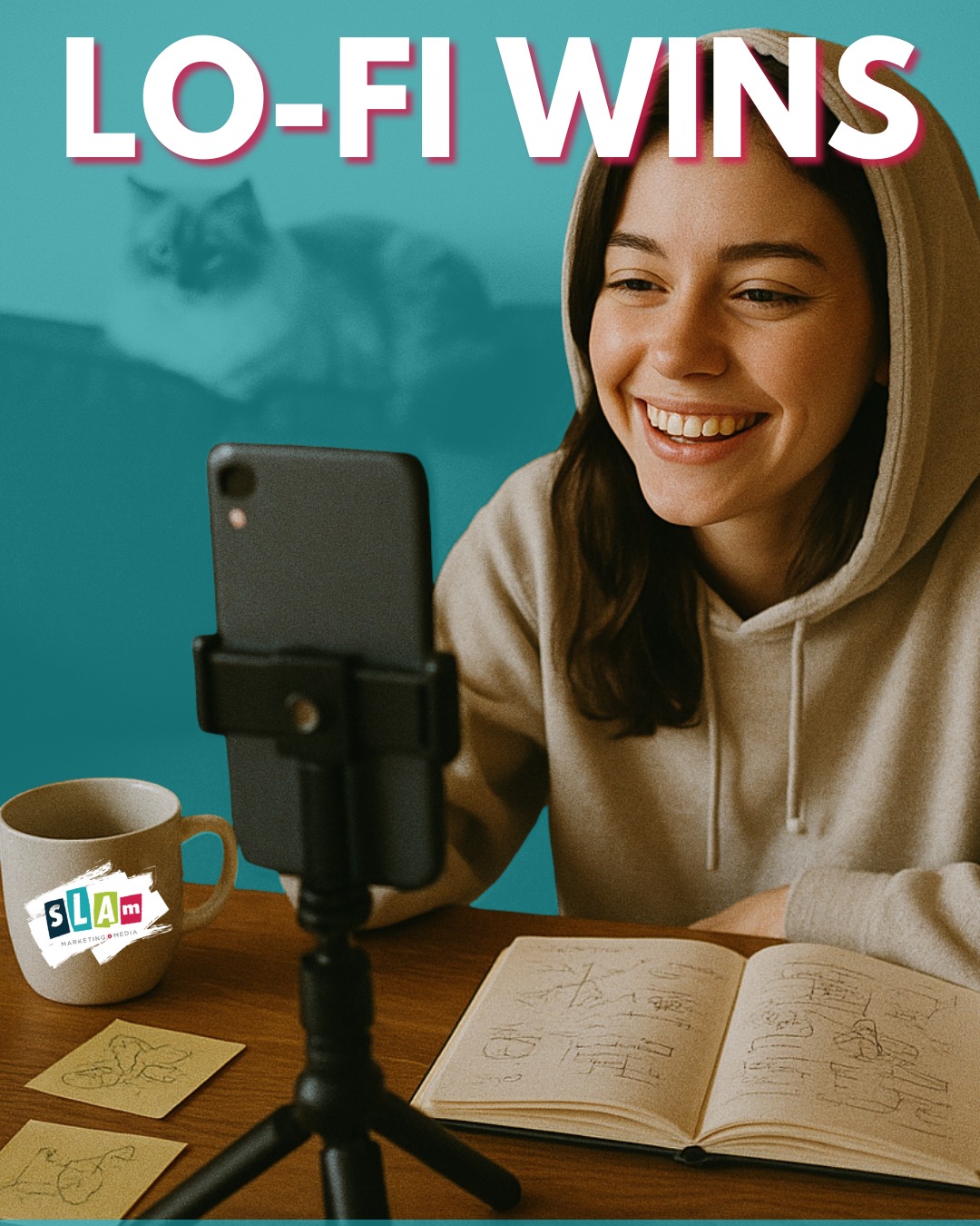 High production value? Optional.
Relatability? Required.
These days, a scrappy, off-the-cuff video filmed in your car (or kitchen, or messy office) will outperform a studio shoot - if itās real, helpful, or hilarious.
Lo-fi content works because:
⢠It builds trust faster
⢠It feels like a FaceTime, not a commercial
⢠It invites your audience into the process, not just the polish
š„ You donāt need a camera crew. You just need something to say that aligns with the audience youāre talking to - and then the guts to hit record.
#MarketingAgency #MarketingTrends #SLAMMM