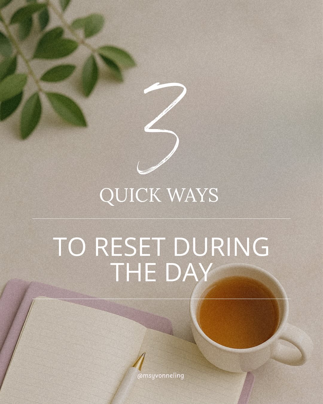 Small pauses can make a big difference. 🌸
Take a moment for yourself today; whether it’s 5 deep breaths, sipping a warm cup of tea, or stepping outside for a few minutes. 🌿
Even tiny moments of reset help you feel calmer and more grounded. 💜
#SelfCareTips #PostpartumWellness #thewombflower #MindfulMoments #MamaSelfCare #ResetYourDay #sundayvibes #MentalWellness #DailyPause #msyvonneling
