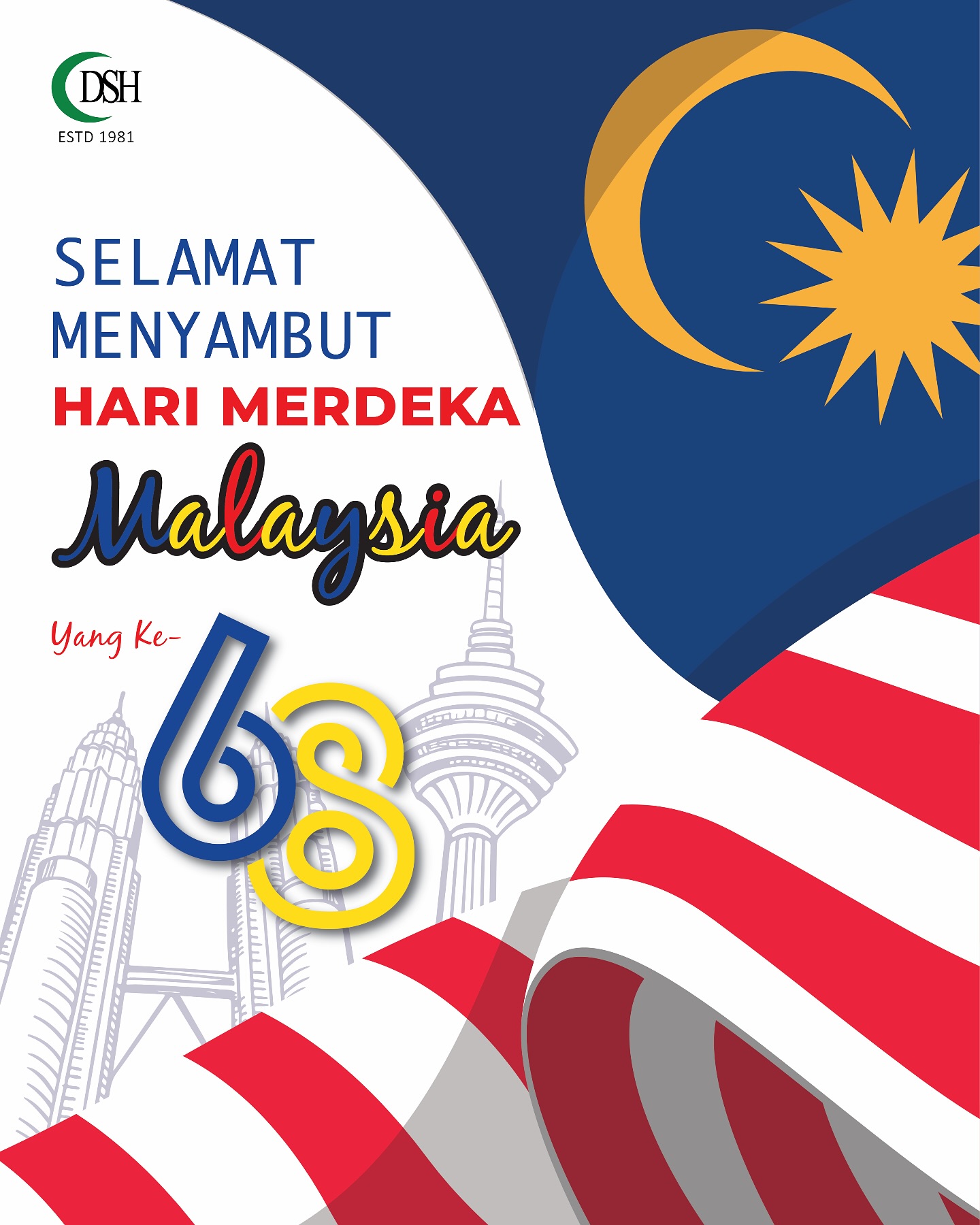 π²πΎβ¨ MERDEKA! β¨π²πΎ
Today, we celebrate freedom, unity, and the spirit of being Malaysian. Damai Service Hospital (HQ) wishes all our patients, staff, and followers a joyful and meaningful Merdeka Day.
Together, letβs continue caring for each other and our beloved nation. β€οΈππ€π #Merdeka2025 #DamaiServiceHospitalHQ