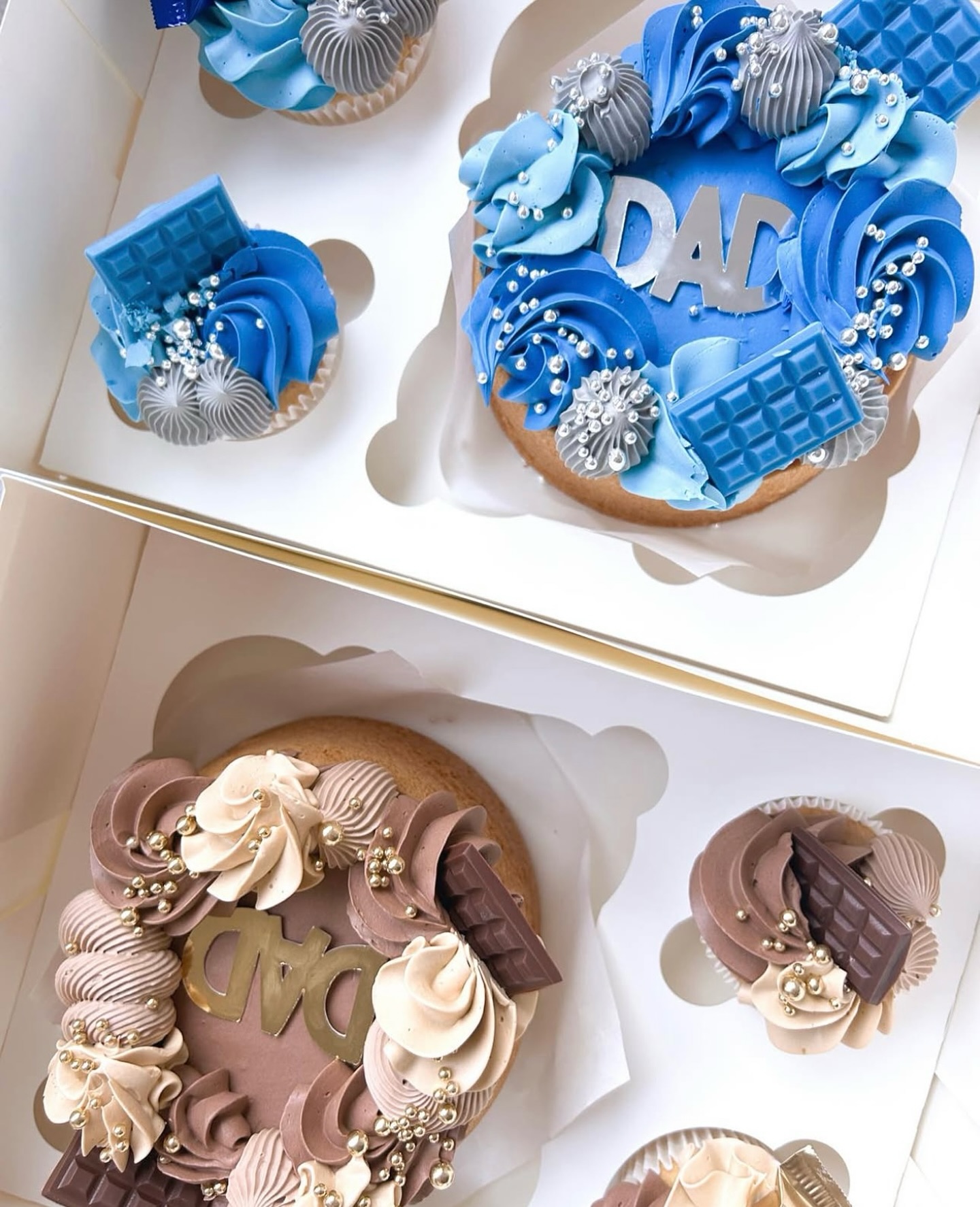 Father’s Day Bento Box
Spoil him with the ultimate combo! 🎁 1 mini 5” cake + 2 cupcakes in flavours Dad will love: Dutch Chocolate with Salted Caramel or Lemon Sponge with Lemon Curd. Choose Blue & Silver or Brown & Gold to match his style.
📅 Collection: Sat 6th Sept, 5-5:30pm
🚚 Local delivery: Sun 7th Sept, 9-11am
💰 $60
⏰ Orders close Tues 2nd Sept at 9pm!
Order here 👉 www.sweetretreatnz.com/shop-2
#FathersDayNZ #BentoBox #CakeAndCupcakes #SweetRetreatNZ #TreatDad #LocalBakes