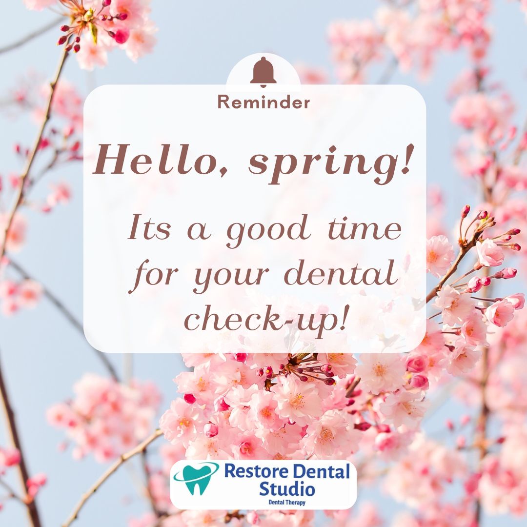 #happyspringday #springtime #dentalhealth #dentalcheckup #smilesmilesmile #healthyteetharehappyteeth