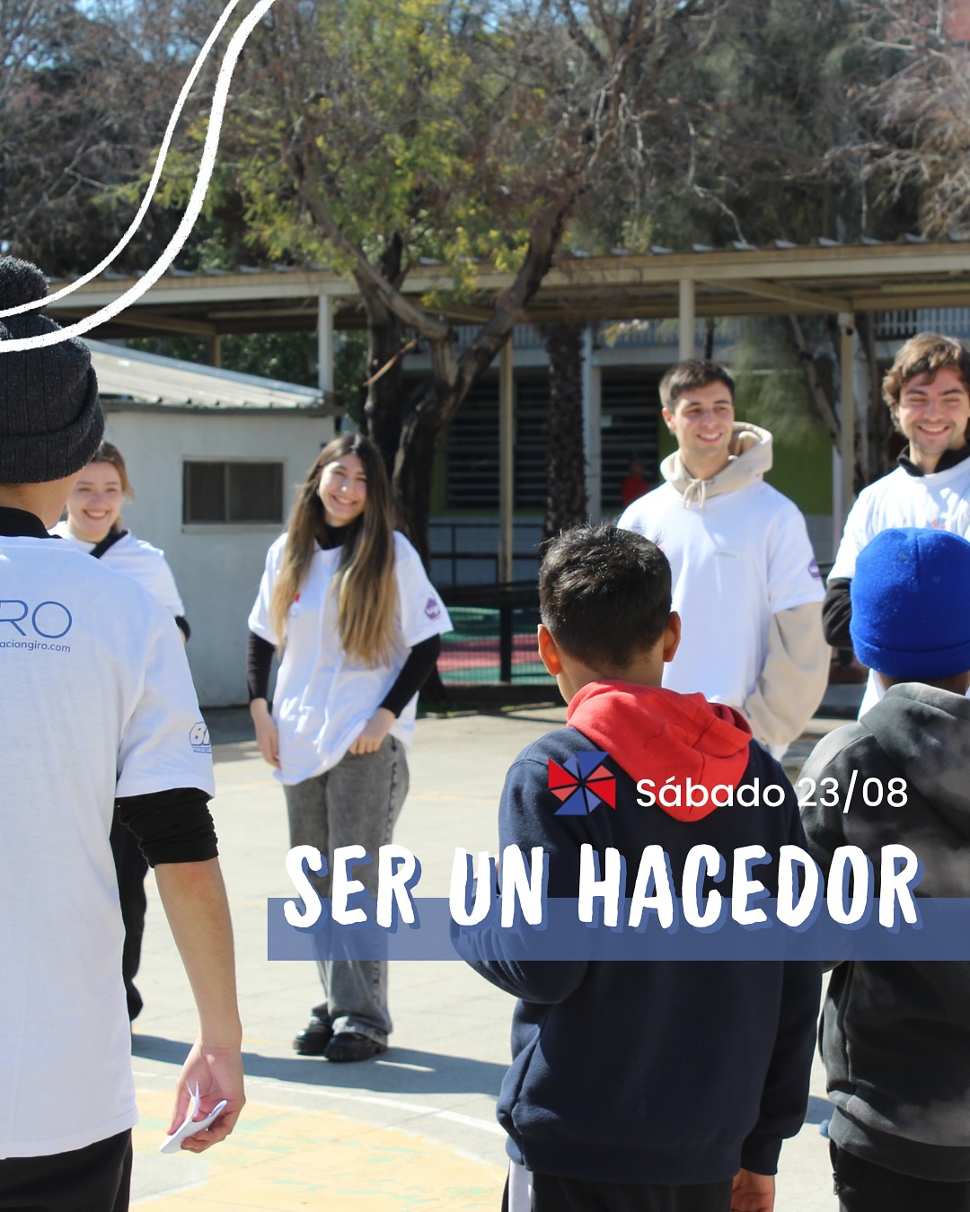 El sábado 23 de agosto trabajamos con la habilidad “ser un hacedor” en ambas escuelas! A través de actividades aprendimos cómo pasar de las intenciones a las acciones 💬🤩