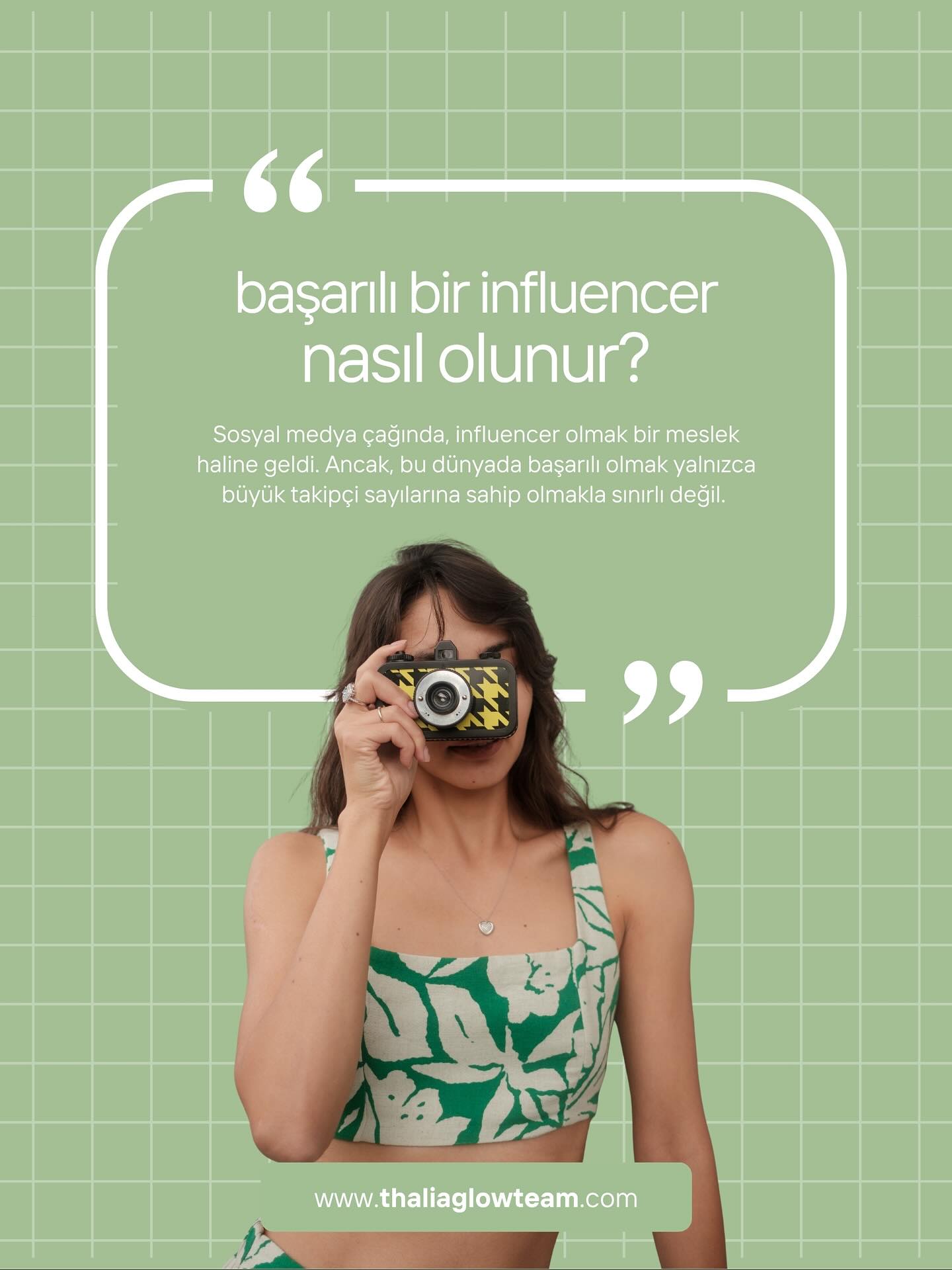 Sosyal medyada öne çıkmak için takipçi sayısından fazlasına ihtiyacın var! Gerçek ipuçları ve ilham verici öneriler blogda seni bekliyor 👉 thaliaglowteam.com/blog
#thalia #thaliaglowteam #glowteam #influencer #blog #içeriküreticisi #eğitim