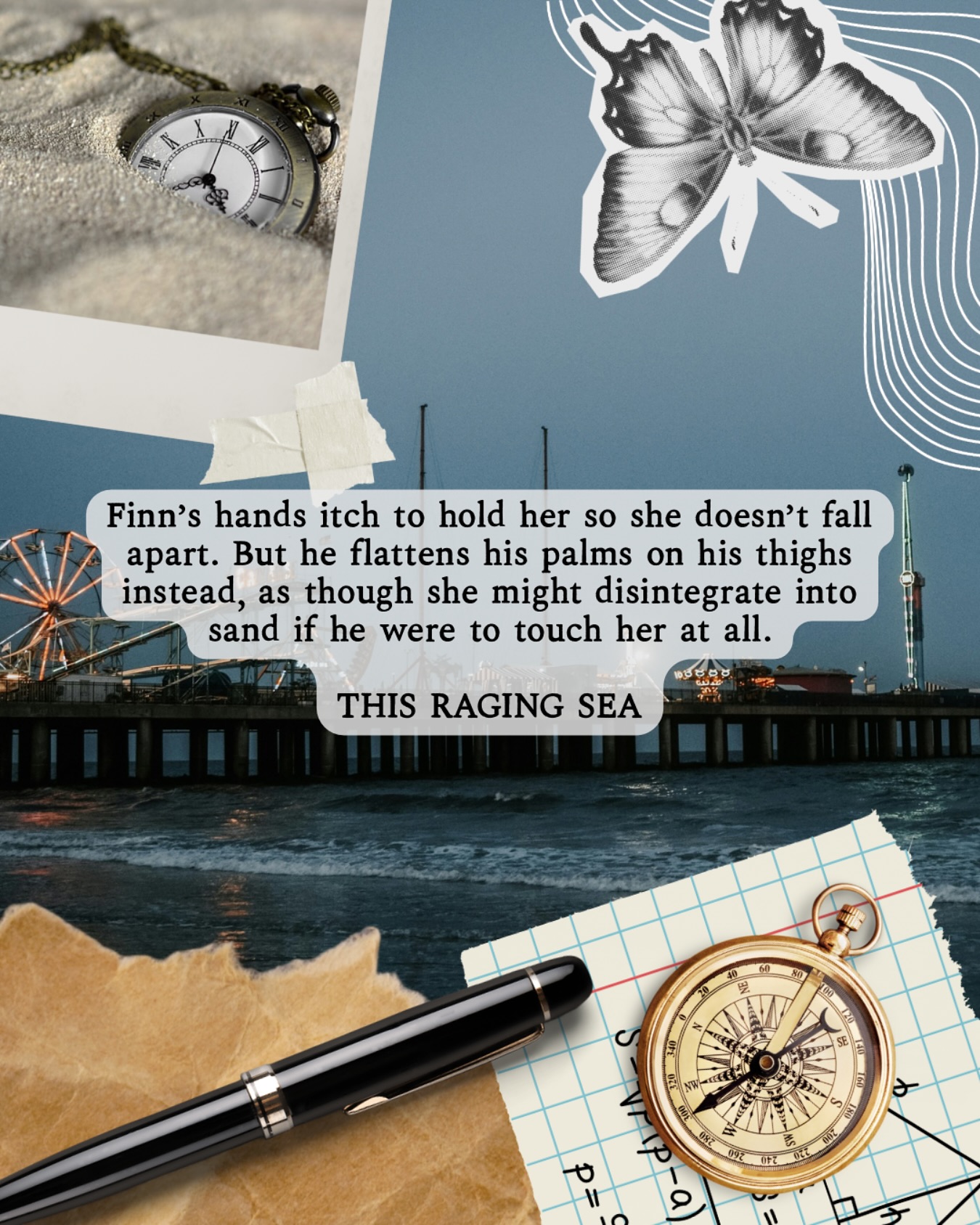 I wanted to shake Finn and Briar through most of the book (positive). Their love for each other is tragic and beautiful, and I rooted for them all the way to the end.
THIS RAGING SEA by @wordsbyde comes out THIS MONTH!!
#thisragingsea #darkfantasy #darkfantasybooks #ilovebooks #bookrecs #yabooks