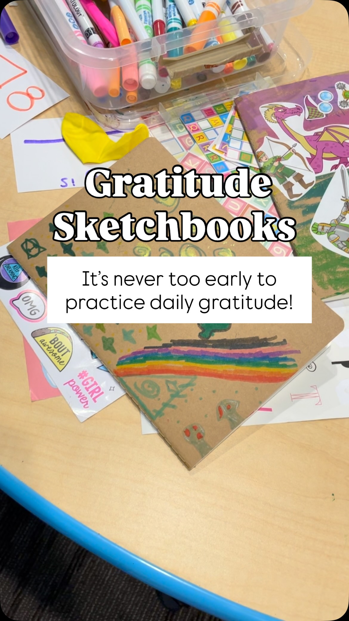 Make it personal, make it fun! We’re doing daily sketches of people, experiences, and things we’re thankful for. The kids love decorating their sketchbooks and they’re excited to share what they’re grateful for with the class. (Sometimes they’re thankful for each other and it is the cutest thing ever.) Join my Creative Thinkers class if you’re in Arizona! .
.
.
#homeschoolfamily #homeschoolkids #artandscience #homeschooling #unschooled #playbasedlearning #interestbasedlearning #homeeducation #homeschoolart #kidsartinspiration #artteacher #kidscrafts #gratitude #gratitudejournal #thankful #kidsgratitudejournal #arizonahomeschoolers