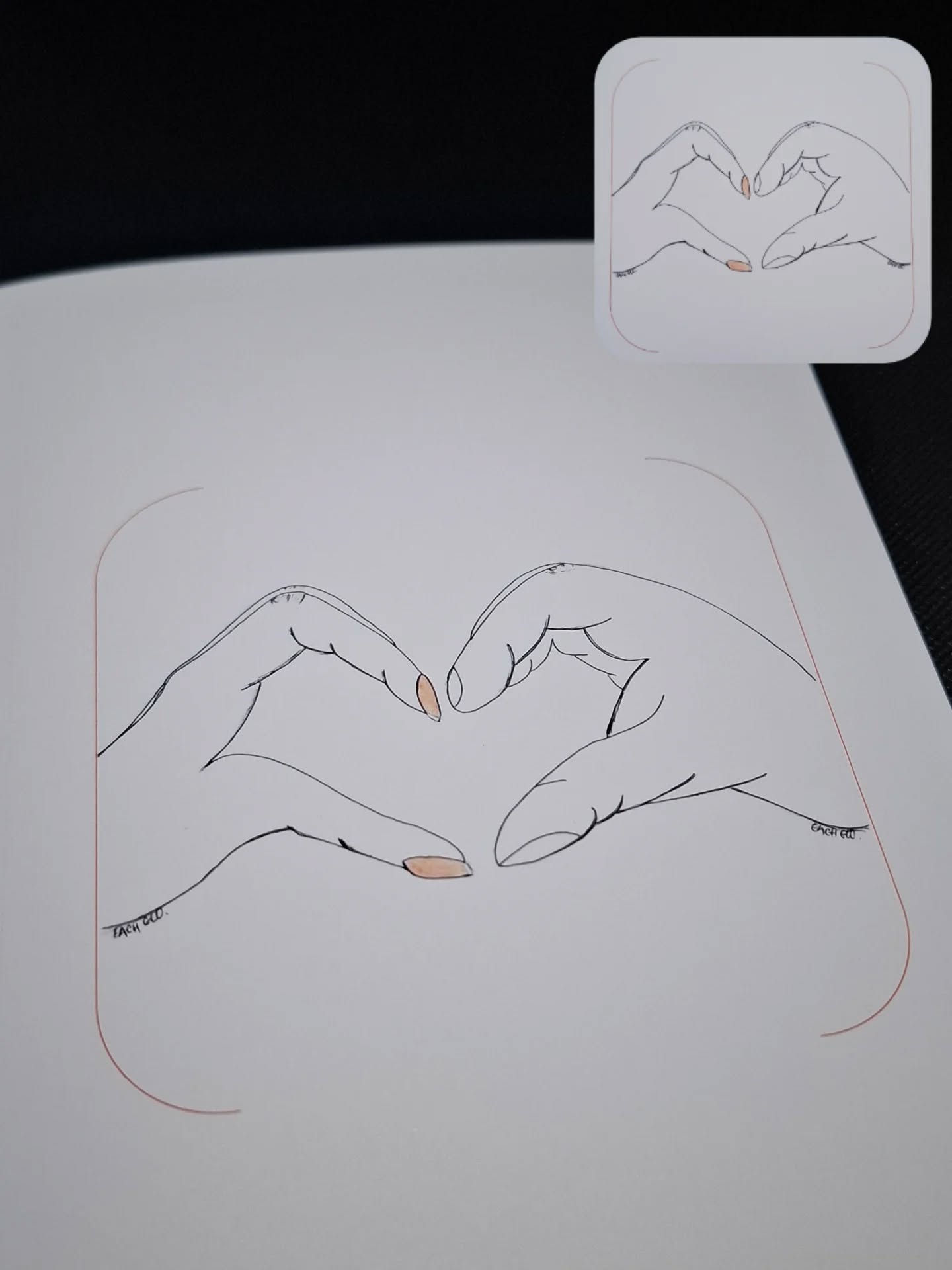 Hand to Heart ❤️
.
.
.
#greetingcards #design #madeinaustralia #gifting #anniversary #weddings #birthdaygift