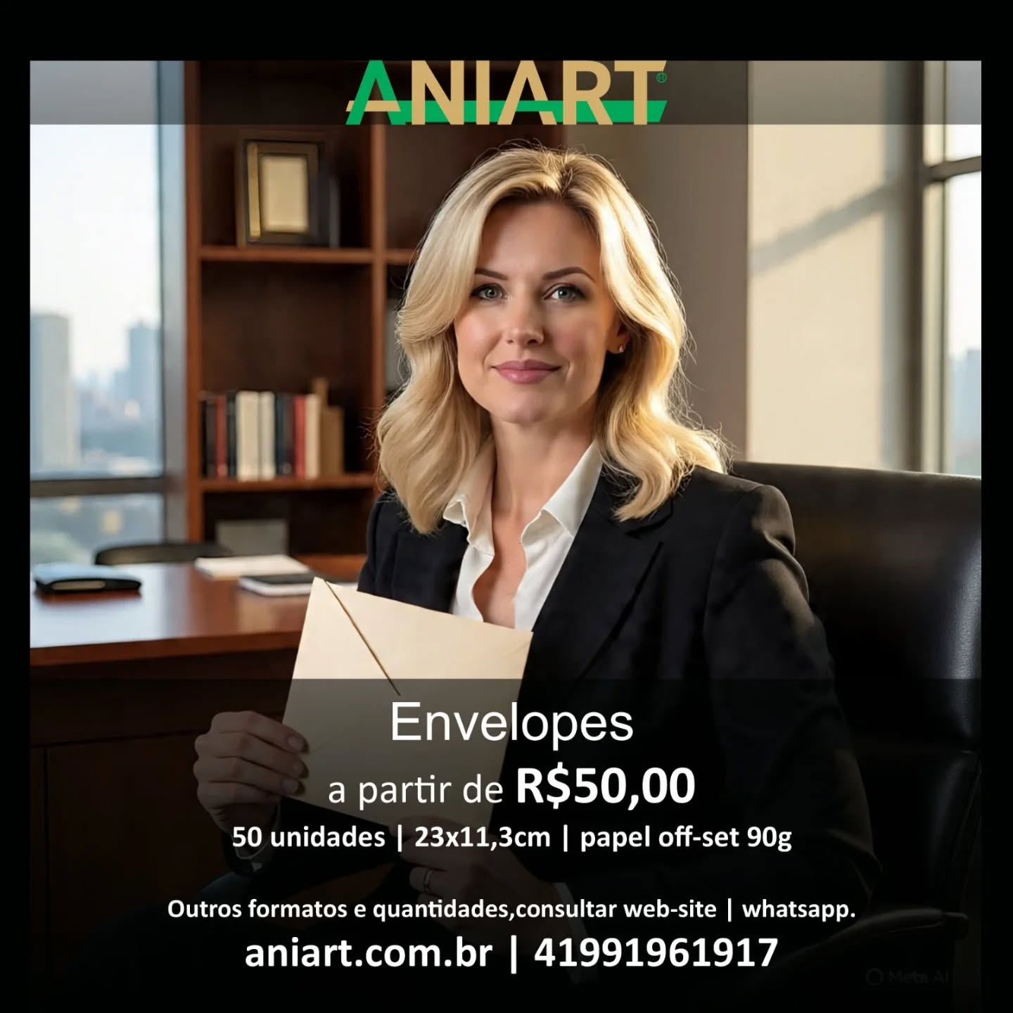 WhatsApp 41991961917
www.aniart.com.br