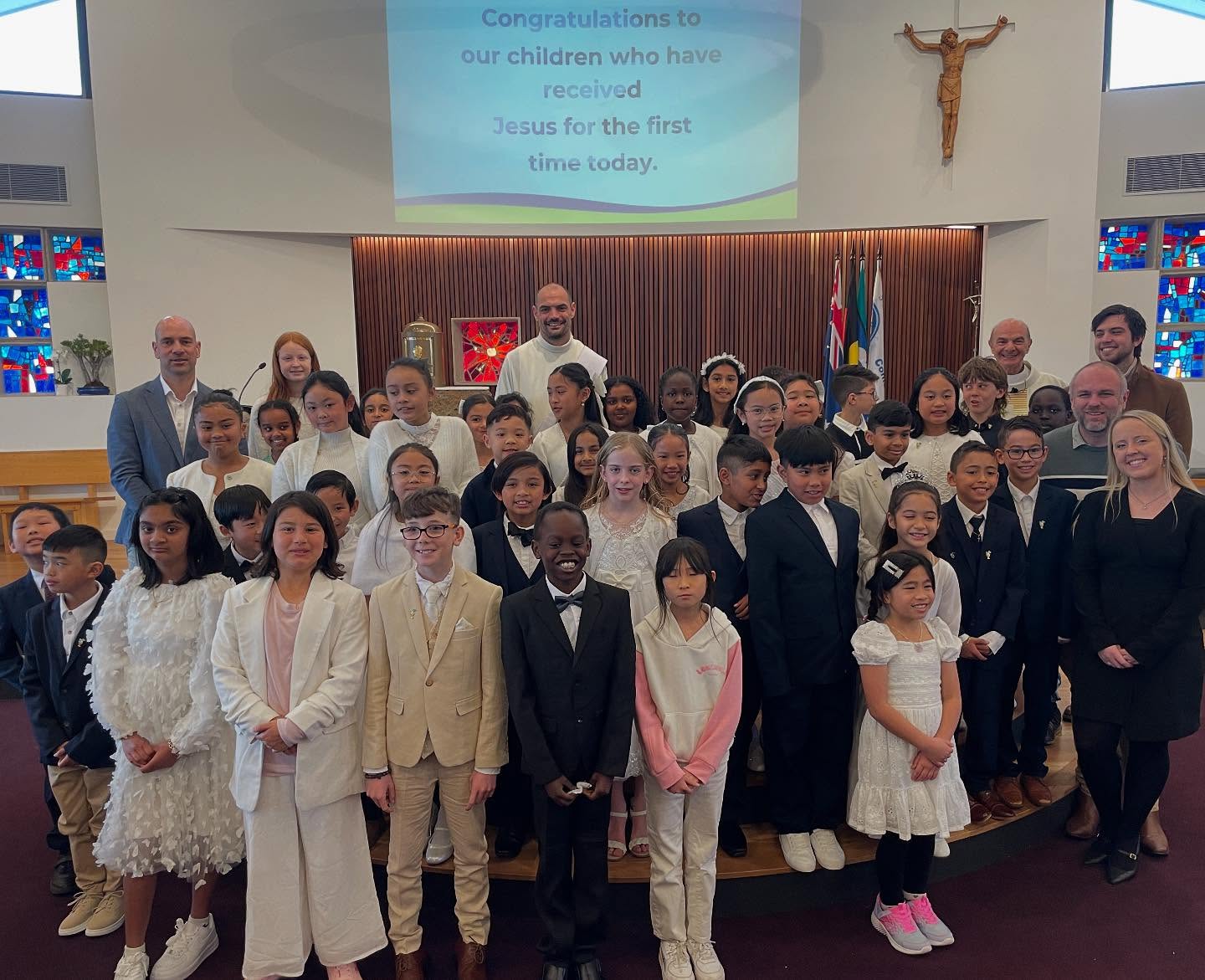 On Saturday, many of our amazing Year Four children celebrated the sacrament of First Eucharist ✝️
We pray for God’s blessing to be upon them on this special occasion and always 💙💛