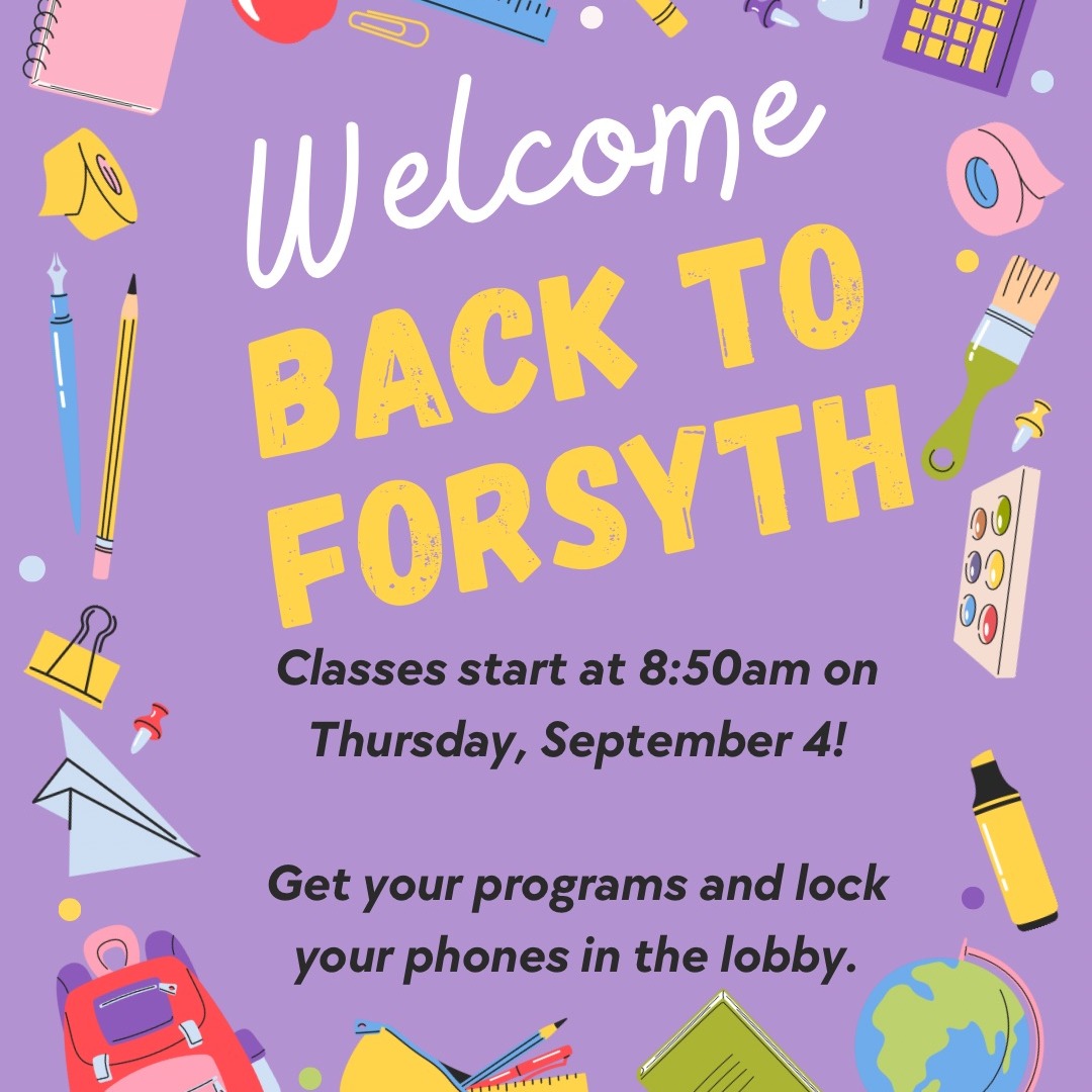 Hello Forsyth Satellite Community! It's time to get Back To School! School starts on Thursday, September 4th @ 8:50am. Stop in the lobby to get your class schedule and lock your phone! Can't wait to see you all!
#firstday #firstdayofschool #forsythsatelliteacademy #nyc #nycpublicschools #transferhighschool #highschool #alternativehighschool #consortiumschool #experientiallearning #schoolisfun #nyccommunityschools #nyccsinaction #funfriday