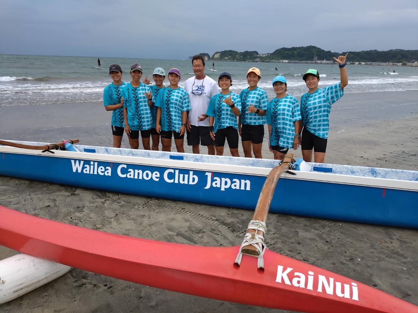 2025 Custom half palaka shirts made special for Wailea Canoe Club and gifted to sister club Wailea Canoe Club Japan. Sweet, thank you for your support Wailea Japan! Need team shirts? Dm me…