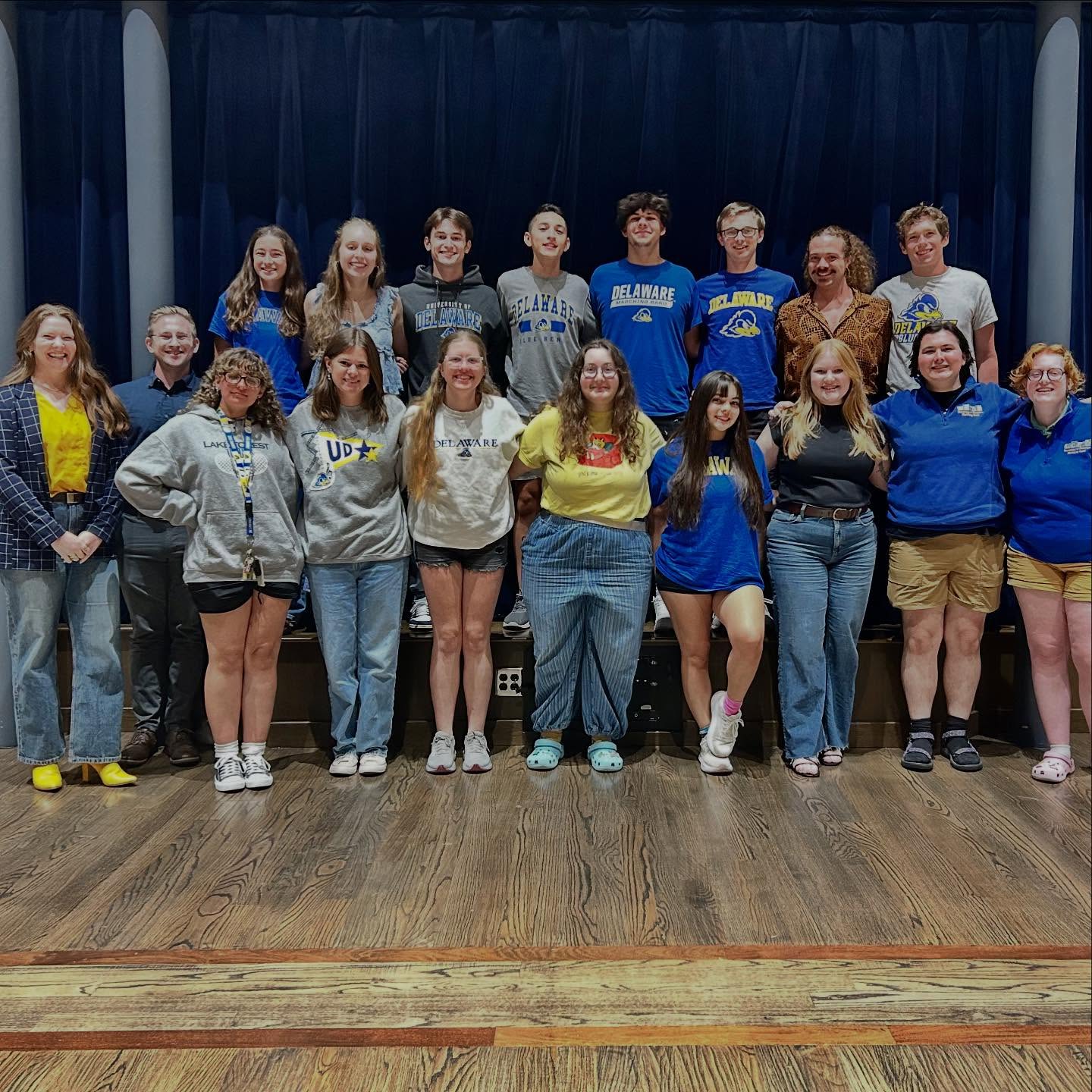 The UD trumpet studio is ready for another wonderful year and excited to have welcomed 7 new students to our community! I’m so happy to be back with these amazing humans 💙💛