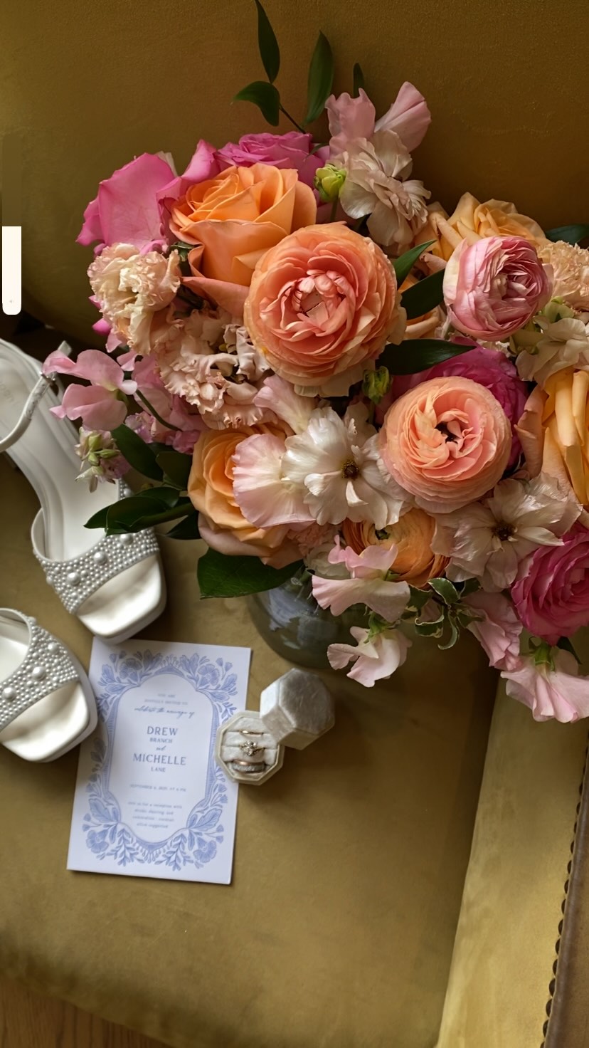 Day 3/3 of Michelle + Drew’s wedding weekend is tomorrow and I can’t wait!! 🕊️ Enjoy this lil peek into their intimate wedding day yesterday + I’m so excited to share the photos 🤍