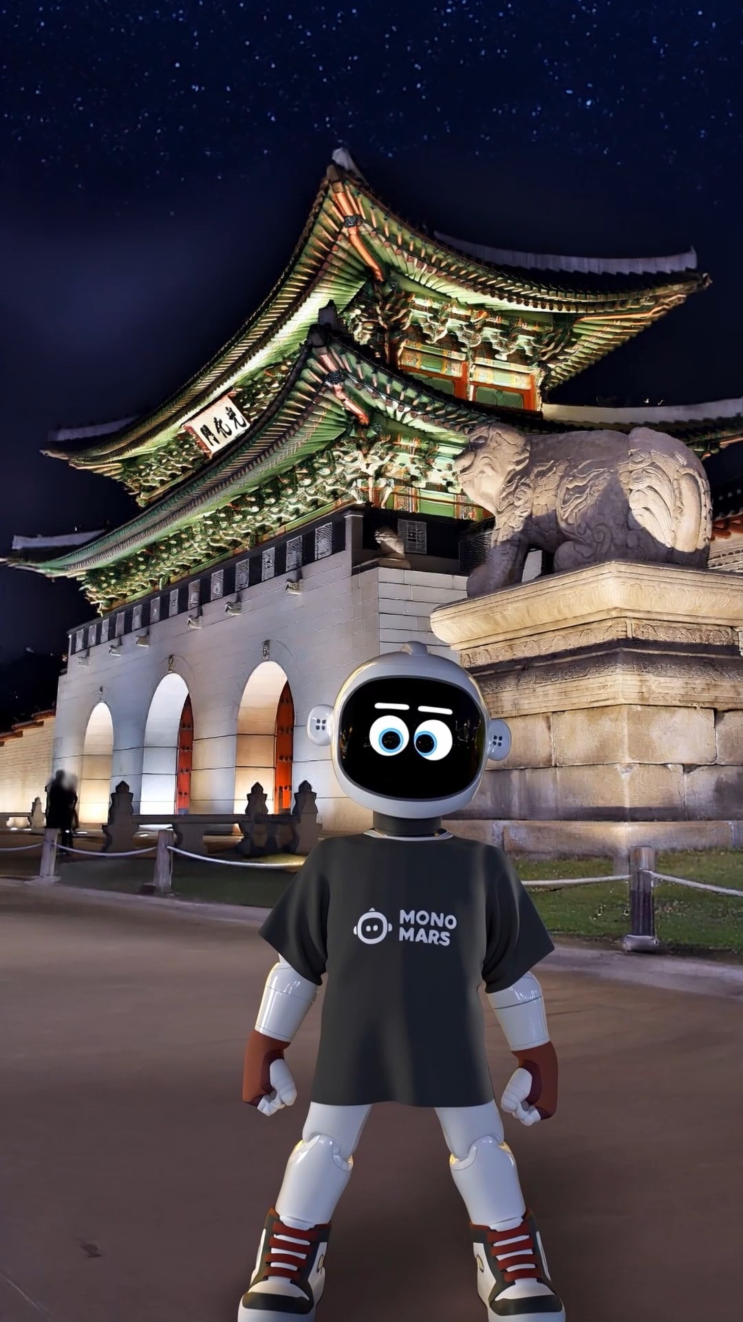 Hey guys, it’s Mono Mars! 🤖✨
Made it to Seoul, the home of K-pop 🎶
Fit check ready ✔️
👉 Official merch in my Bio!
Now… time to explore! 🚀🌌
#MonoMars #Korea #Seoul #gwanghwamun #Kpop #AICharacter #MonoMarsShop #RedbubbleFinds #SpaceDreamer #FutureExplorer