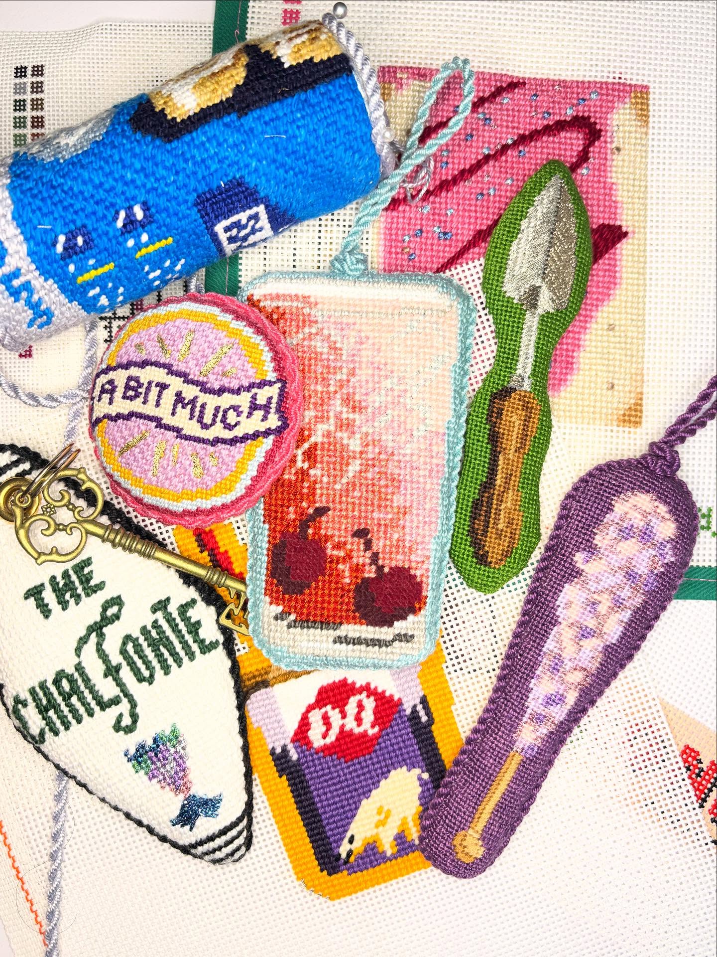 🗣️ SHOP FRIENDS! 🗣️
Bateswood designs are now available for wholesale via Stitchtent! This was a huge goal for 2025 and my needlepoint soul is soaring 🚀