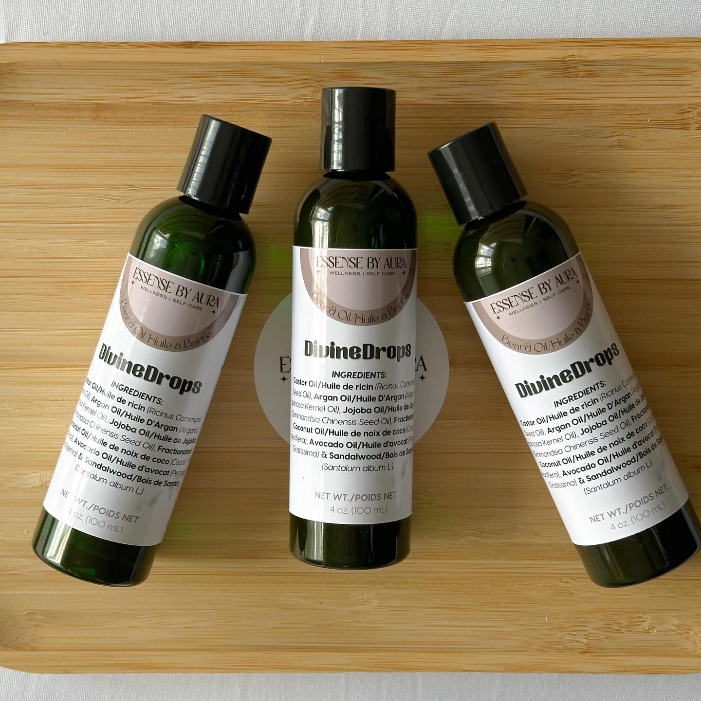 DivineDrops Beard Oil✨
made with nourishing oils to keep your beard healthy and shiny!
currently available in 4 oz.