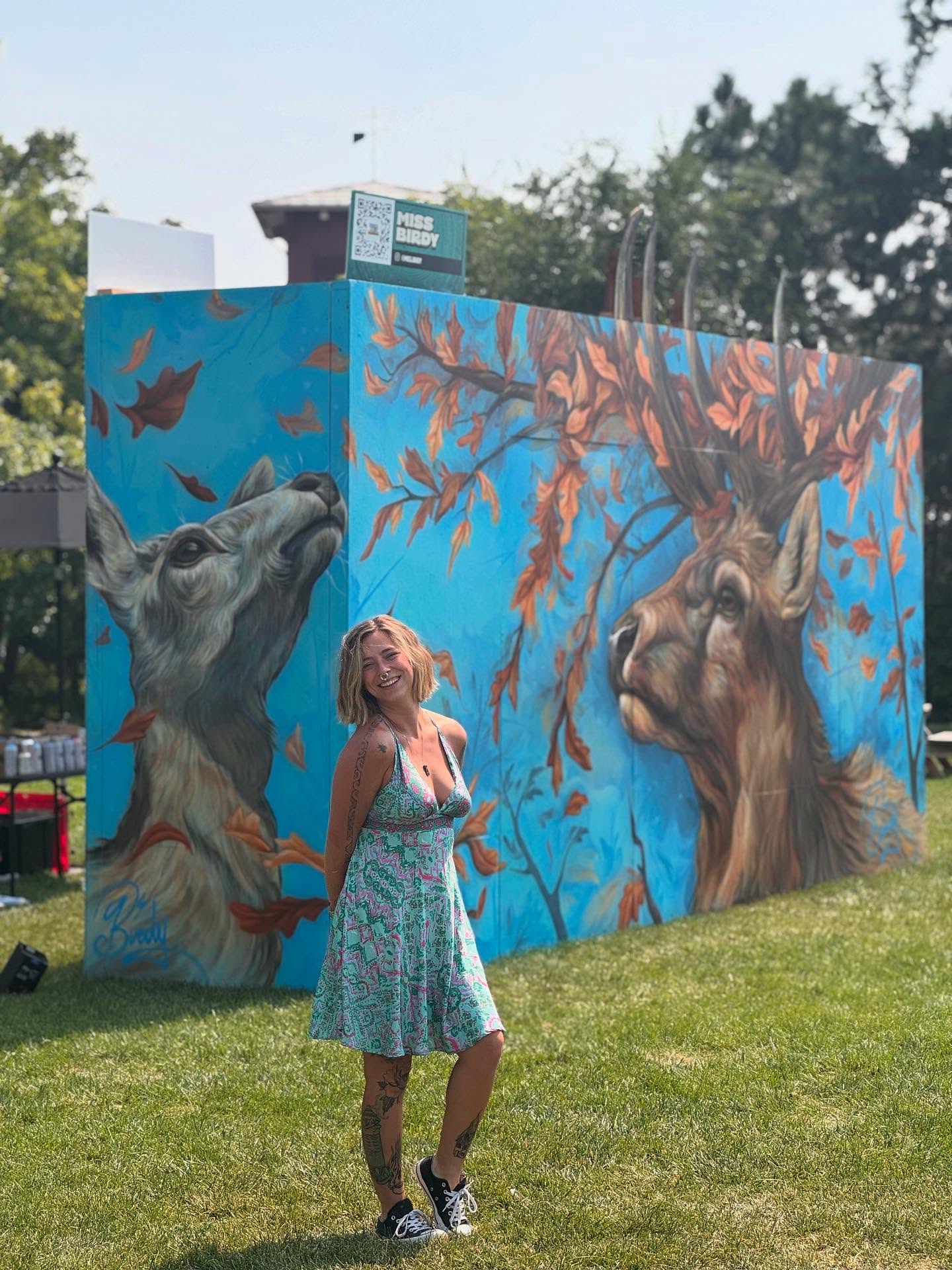 “Through Every Season” A mural for @reggaeriseup_oregon I love being a part of the fam! 💕