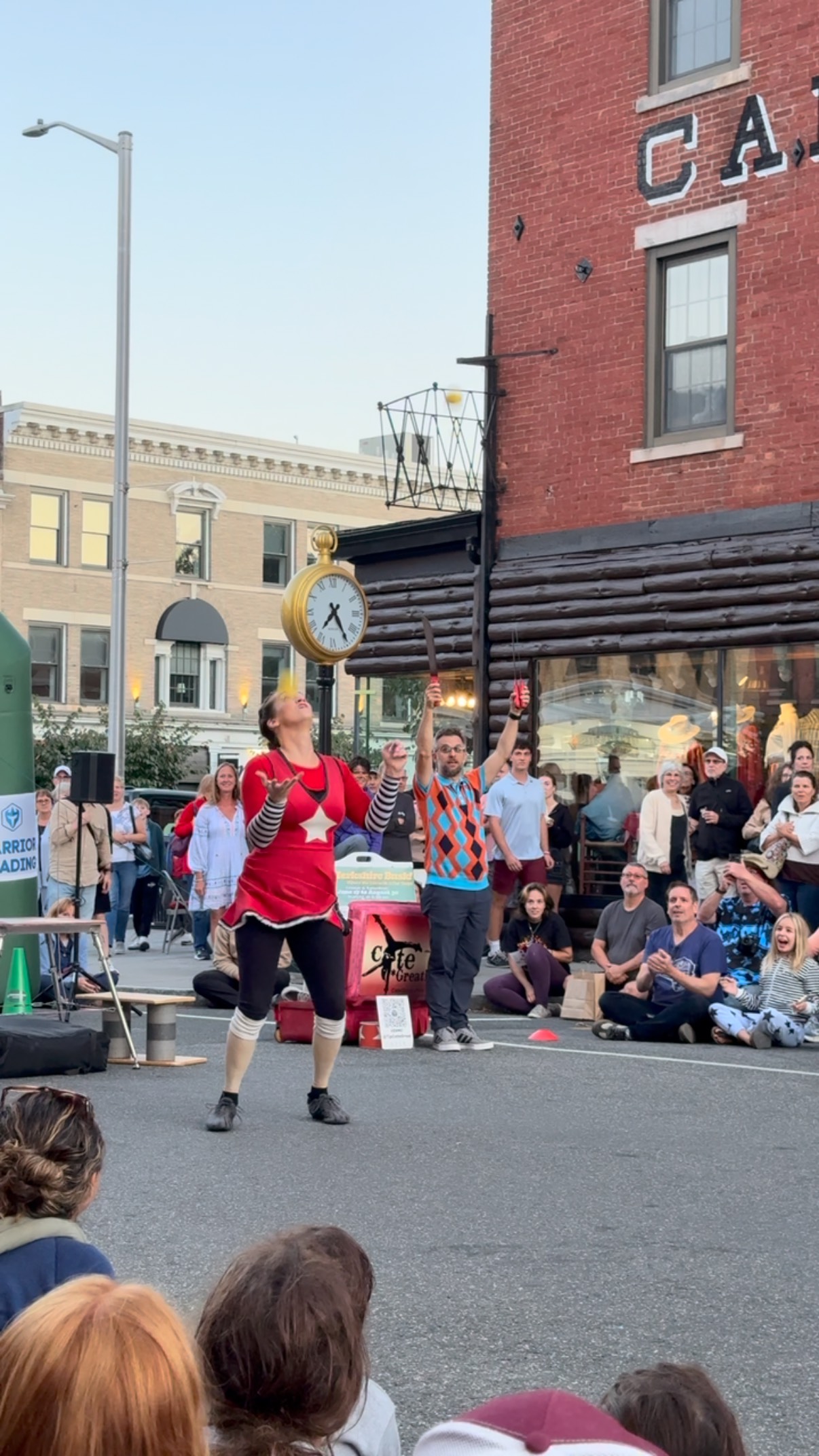 More @thecategreatshow ! Stick around for her second show tonight, we’ll have fireworks right after!