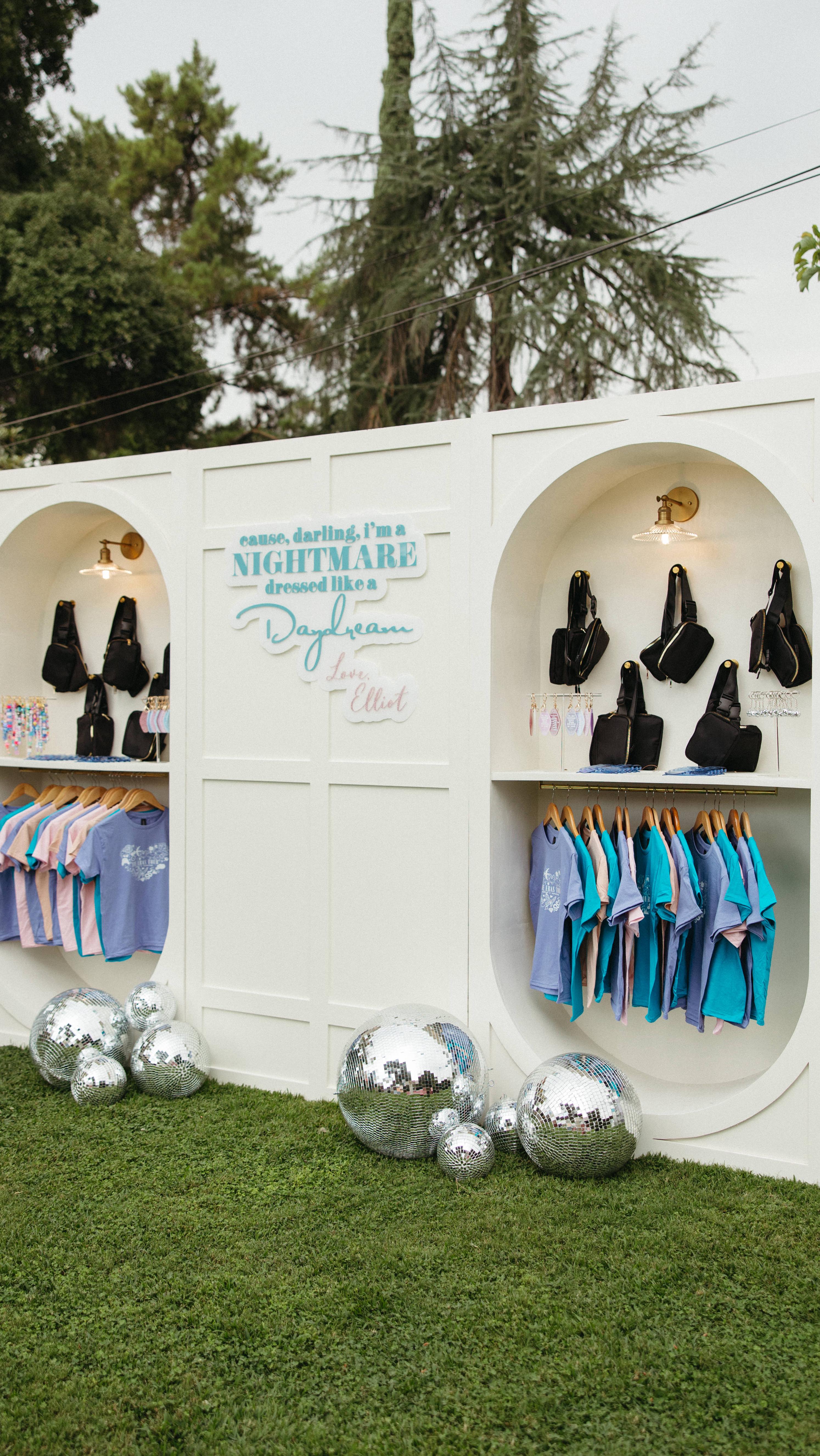 ALL WE WANT IS TO SHOP! Just let us girls be girls ✨ NEW NEW NEW Denning Merch Wall live on the site! Don’t let your party goers leave you empty handed #stockroompicks