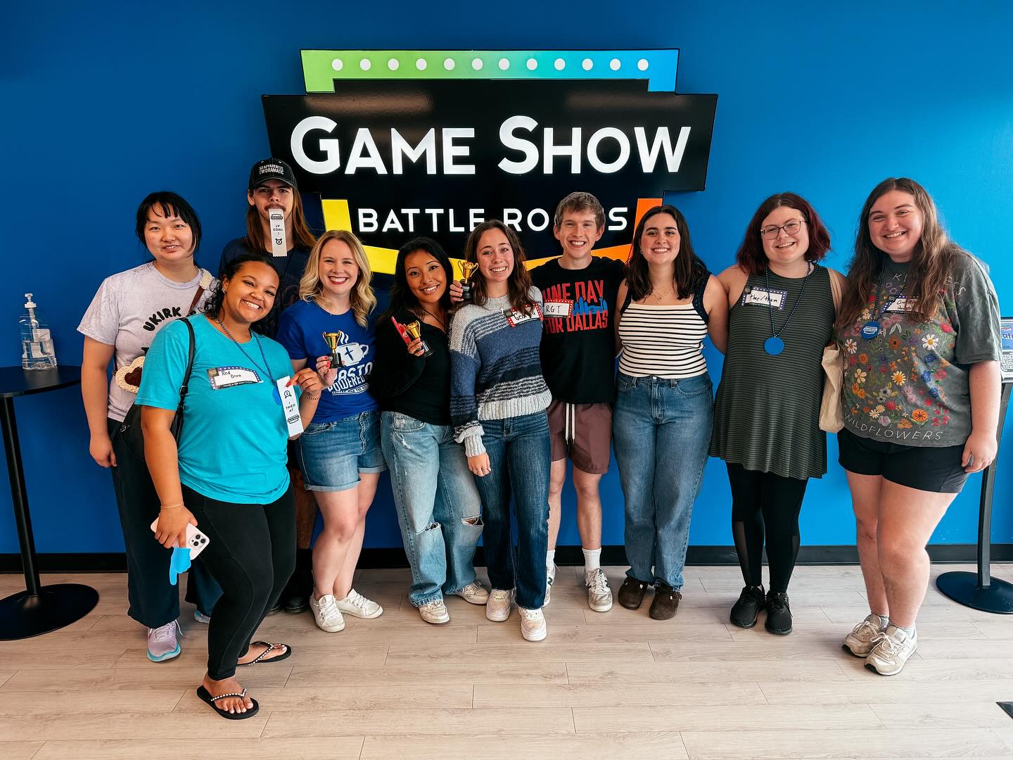 First Leadership meeting of the year completed ✅
We had so much fun at Game Show Battle Room! It brought us closer together! We are looking forward to a great school year!
Our first worship is THIS Sunday, September 7th! We will be worshiping at the Tolleson Family & Activity Center at 6pm! We hope to see some new and old faces! All are welcome! See you there!