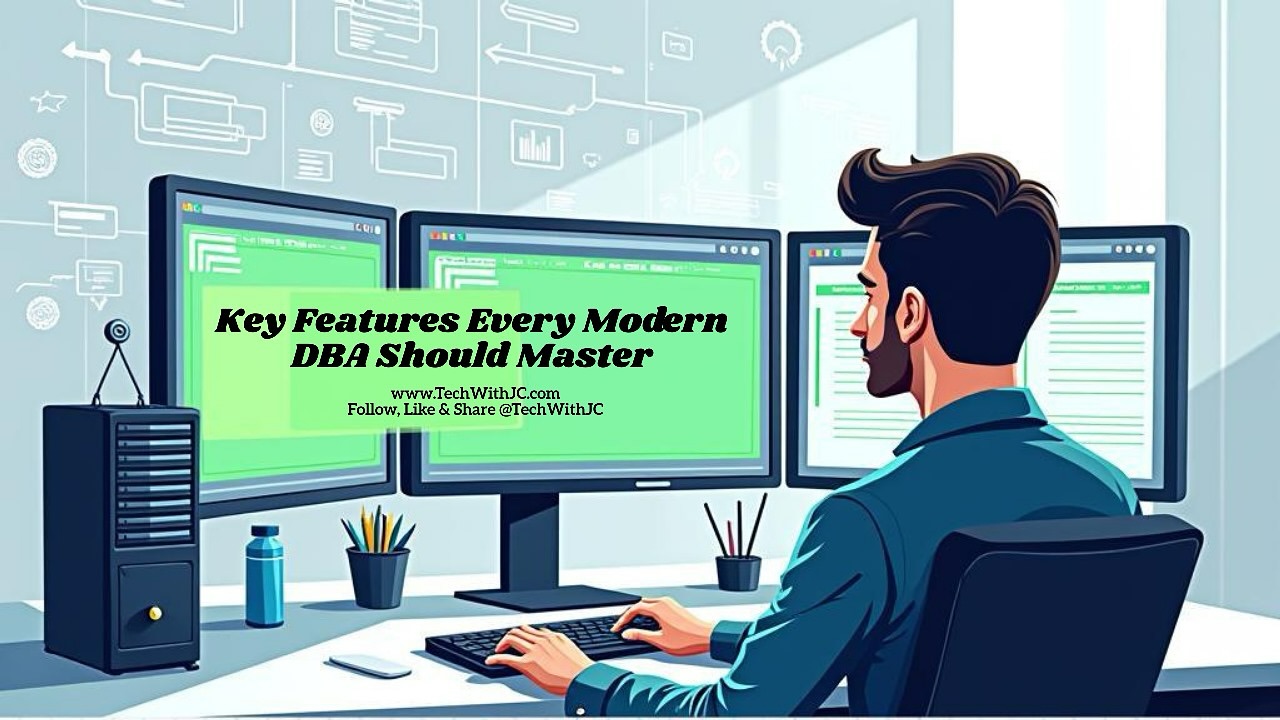🚀 The DBA role is evolving!
From backups to cloud, today’s Database Administrators are not just keeping the lights on—they’re enabling business continuity, performance, and innovation.
I’ve shared a blog on the Top Features Every Modern DBA Should Master 👇
https://www.techwithjc.com/post/key-features-every-modern-dba-should-master
💡 Key areas covered:
✔️ Backup & Recovery
✔️ High Availability & Disaster Recovery
✔️ Performance Tuning
✔️ Security & Compliance
✔️ Monitoring & Automation
✔️ Cloud & Cross-Platform Skills
👉 A good DBA is not just a caretaker of databases—they’re a strategic enabler of business success.
#DBA #DatabaseManagement #CloudComputing #DataSecurity #HighAvailability #PerformanceTuning #SQLServer #Db2 #Oracle #PostgreSQL #CareerGrowth #TechWithJC