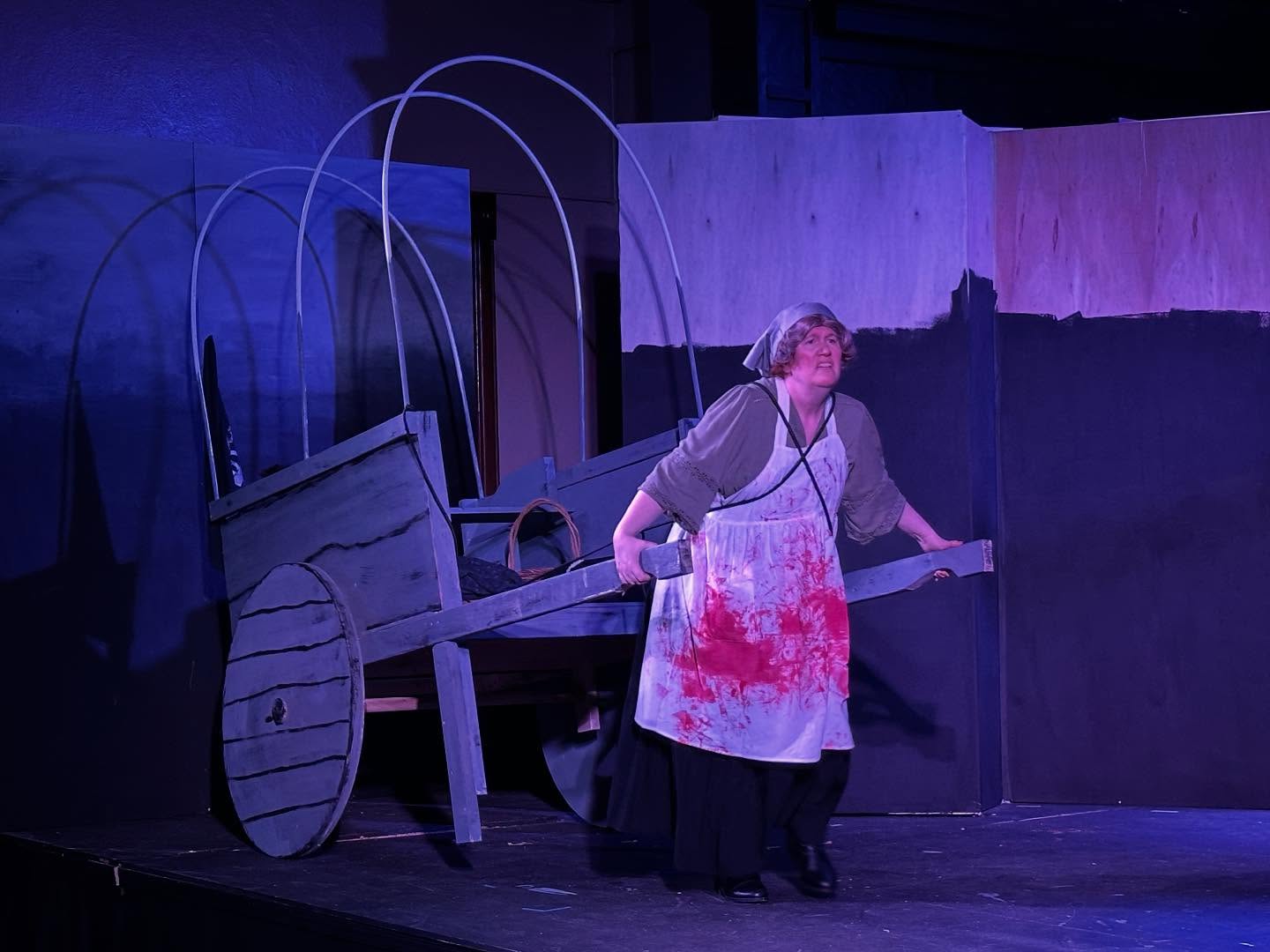 Trudging into the weekend like…
Come see Mother Courage And Her Children at Dormouse Theatre. Sept 5,6,,12,13. Tickets at dormousetheatre.con
