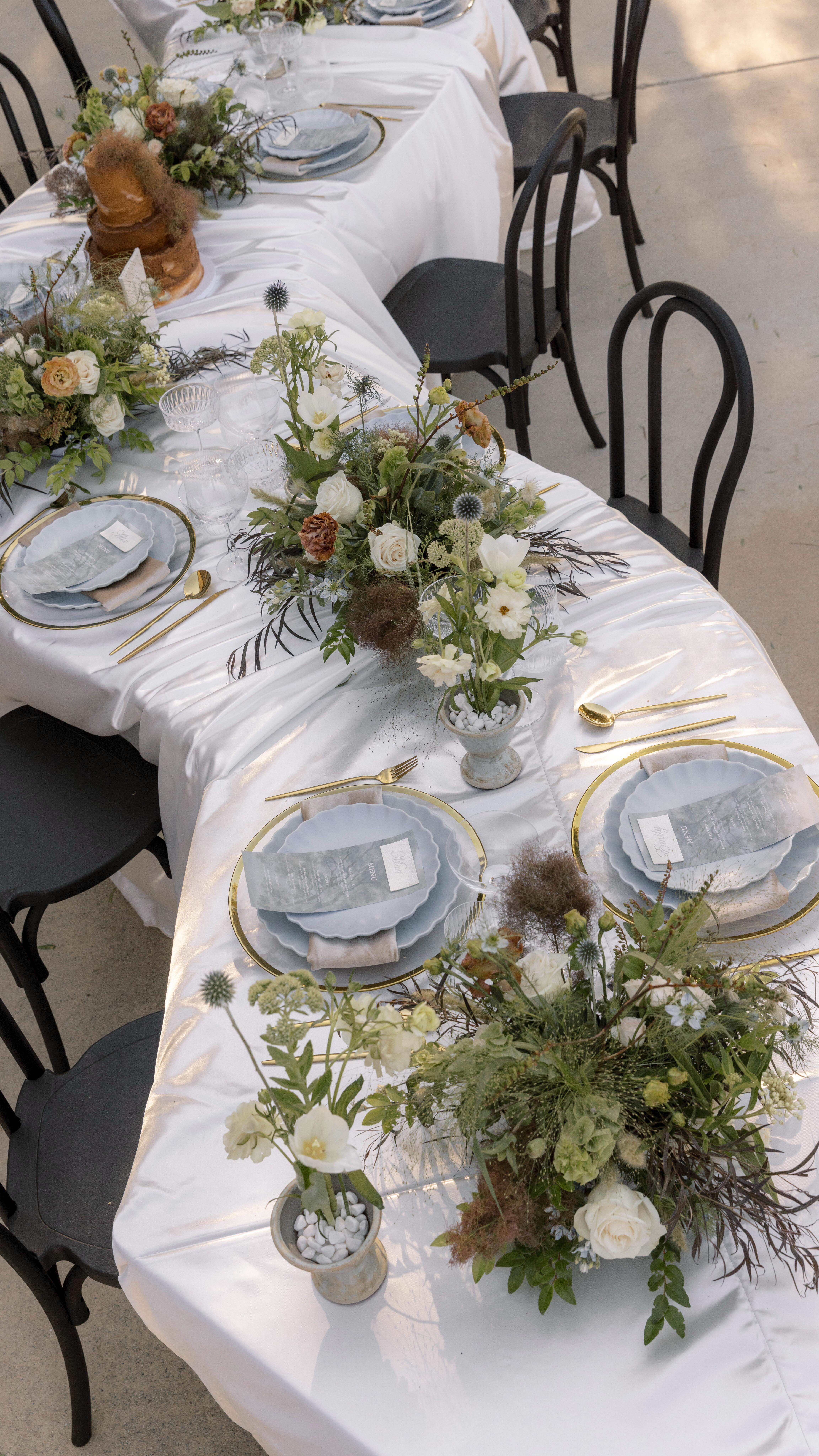 From King Louis to serpentine dream, let’s create your dream table scape!
#serpentine #details #temeculawinecountry #smallbusinesssupportingsmallbusiness #wedding #weddingrentals #latina #womeninspiringwomen
Venue | @crcranch_weddings
Coordination & Design | @styledbylovegathered
Lead Photographer | @matthewhanlon
Lead Content Creator | @llenavidamedia
Dresses | @love___era
Tuxedo | @friartux
Custom Hats | @weldandwool
Rentals, Tabletop & Linens | @gabznglitzevents
Draping | @lpjrentals
Art Installation | @urbandesertrentals
Stationary | @forloveandforever
Hair & Makeup | @sandramichelleartistry
Models | @thetimelesscouple
Florals | @serenity.and.company
Cake | @lemonbar.bakery