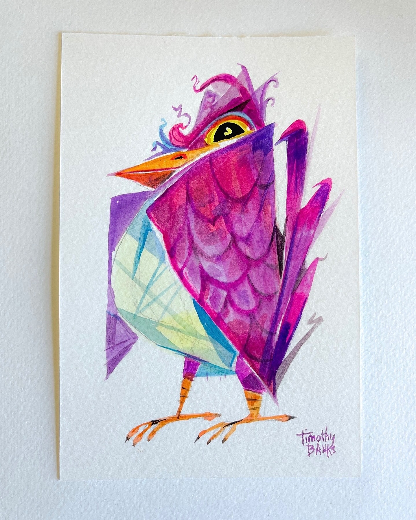 Troubled Robin 4x6” watercolor - own this original painting of a unique little character with lots of story
Visit my space on UGallery or my online shop to discover this or another work from my studio for your own collection – links in bio
#watercolor #painting #timothybanksstudio #smallworks #characterpainting #originalart #bird #birdpainting