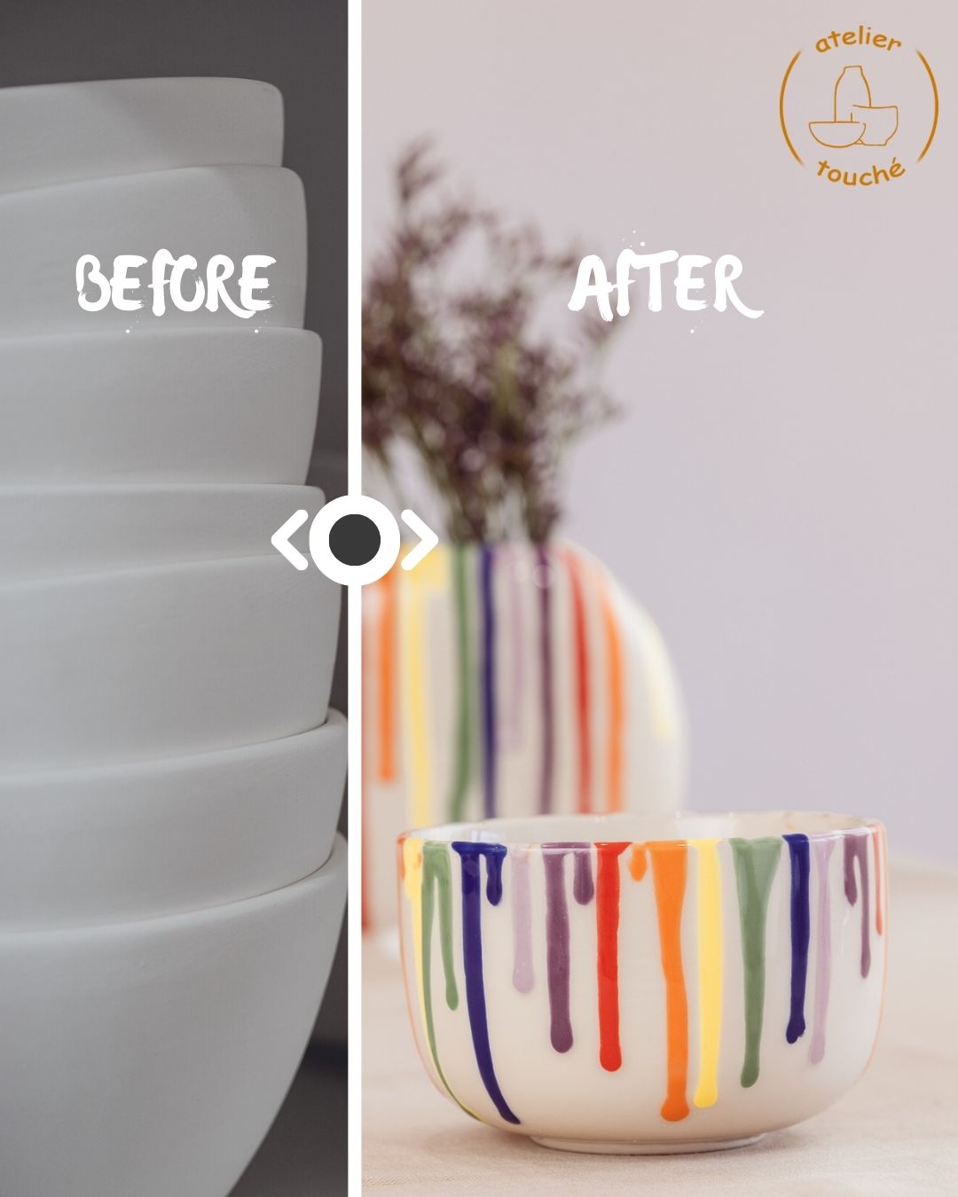 🌈 Zo ziet creativiteit eruit!
Onze deelnemers maakten deze prachtige stukken tijdens de Pottery Painting workshop.
👉 Wil jij ook zo’n uniek stuk maken? Schrijf je in via de link in bio!
#potterypainting #creatieveworkshop #atelierplezier