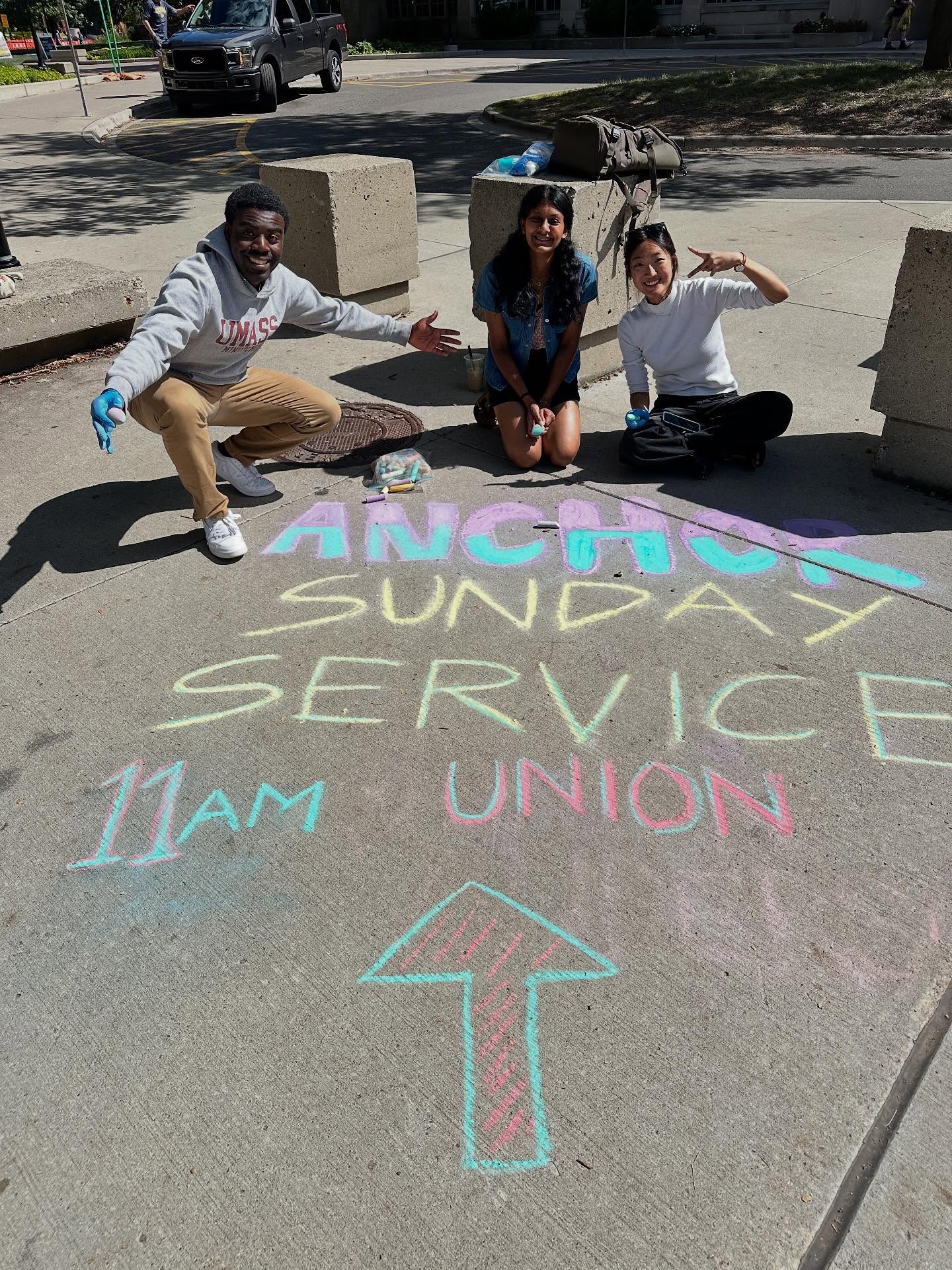 Who chalked the best?! ๐
โ๏ธ
Sunday service happening 11AM at the Michigan Union - Anderson Room tomorrow :) ๐๐