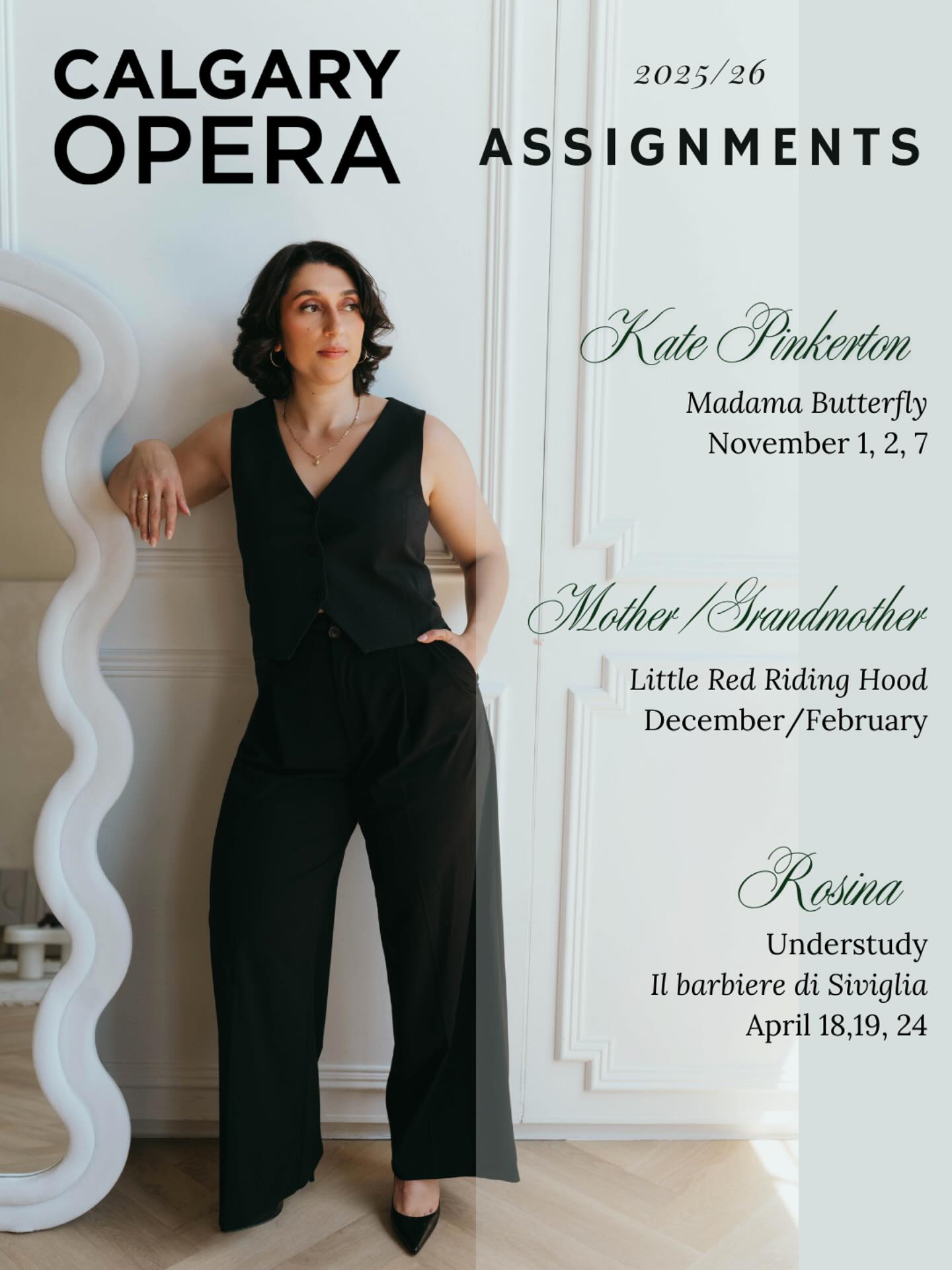 So grateful for another year with @calgaryopera as a McPhee artist!! Can’t wait to get started on these amazing assignments 😍
Photo by @gaetzphoto
