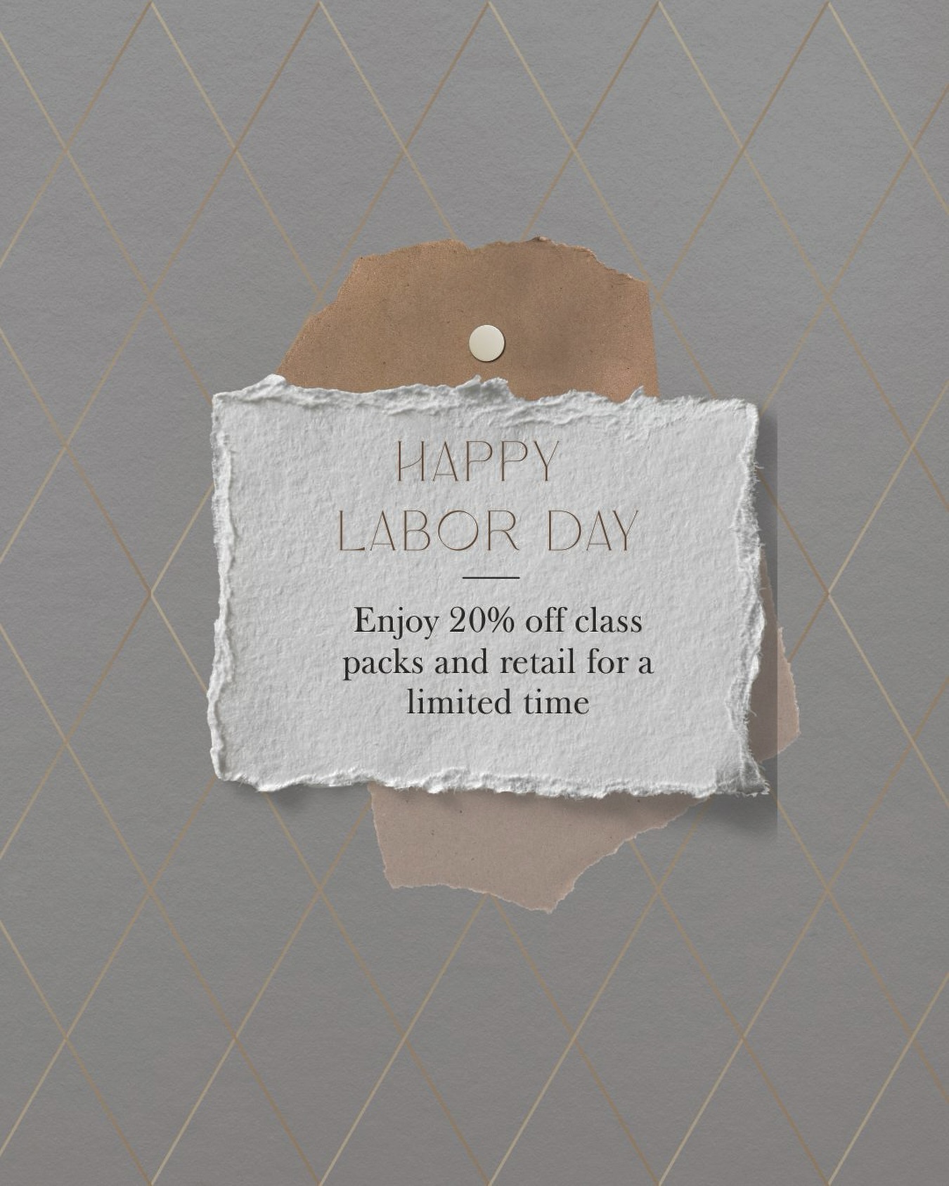 See you tomorrow 🤍🩶🤎
#orangecounty #yoga #happylaborday #sale