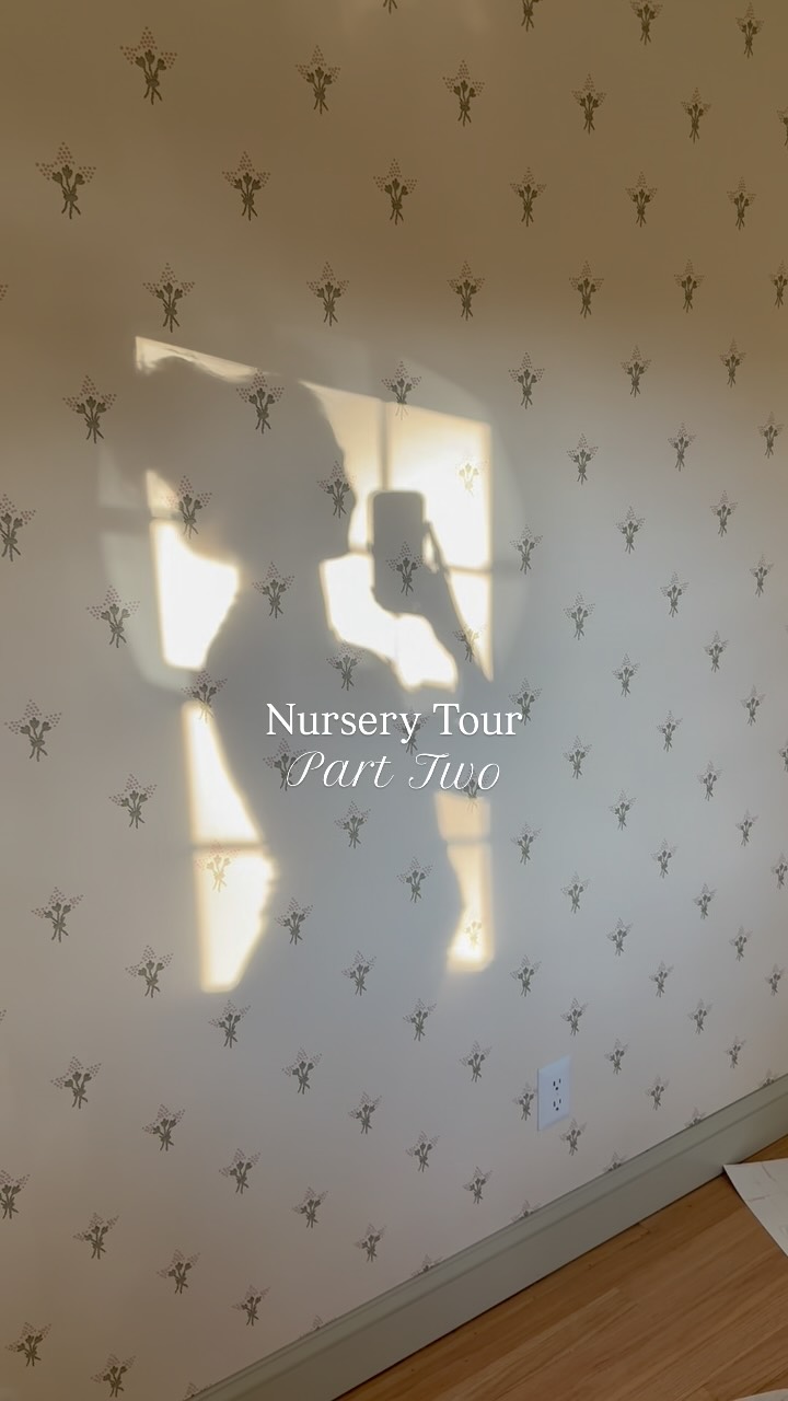Nursery progress tour: part two!
This past month we’ve tackled installing wallpaper, painting the ceiling, adding new trim work, and building a DIY closet for little miss 🩰
This upcoming week’s goal: hanging our dreamy new curtains + rolling out the coziest wool rug! Stay tuuuuned—my English countryside garden nursery vision is only getting cuter from here!
#nursery #babygirl #nurserydecor #interiordesign #babyroom