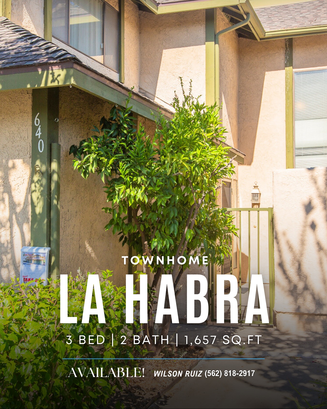 Available‼️🏡
640 Juniper Way, La Habra, CA 90631
Located in a peaceful Heritage Village community, this townhome offers comfort and convenience. Minutes away from shopping, dining and golf in La Habra!
Community amenities:
• Pool, spa, clubhouse
• Serene no-through traffic
• Maintained landscaping with HOA
Property Highlights:
• Walk in closet for master bedroom
• Living room fireplace
• Private patio
• 2-Car attached garage
• 3 Bedrooms • 2.5 Bathrooms • 1,657sq.ft
Priced to sell, submit your offer today!
Call me: (562) 818-2917
DM me for a showing
or visit my website-link in bio!
#townhomeforsale #lahabra #homeforsale #orangecounty #availablehomesforsale #socalrealestate #broker #availablehomes #lahabraca #socal #dreamhome #community #propertypotential #trust