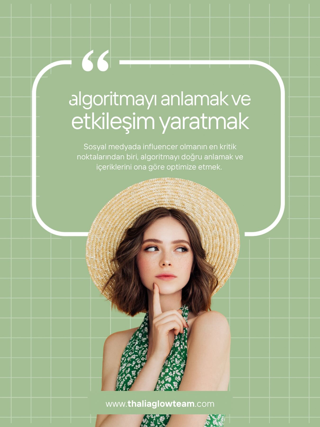 Algoritma 101: Algoritmayı anlamak ve etkileşim yaratmak Detaylar şimdi blogda 👉 thaliaglowteam.com/blog
#thalia #thaliaglowteam #glowteam #influencer #blog #içeriküreticisi #eğitim #algoritma