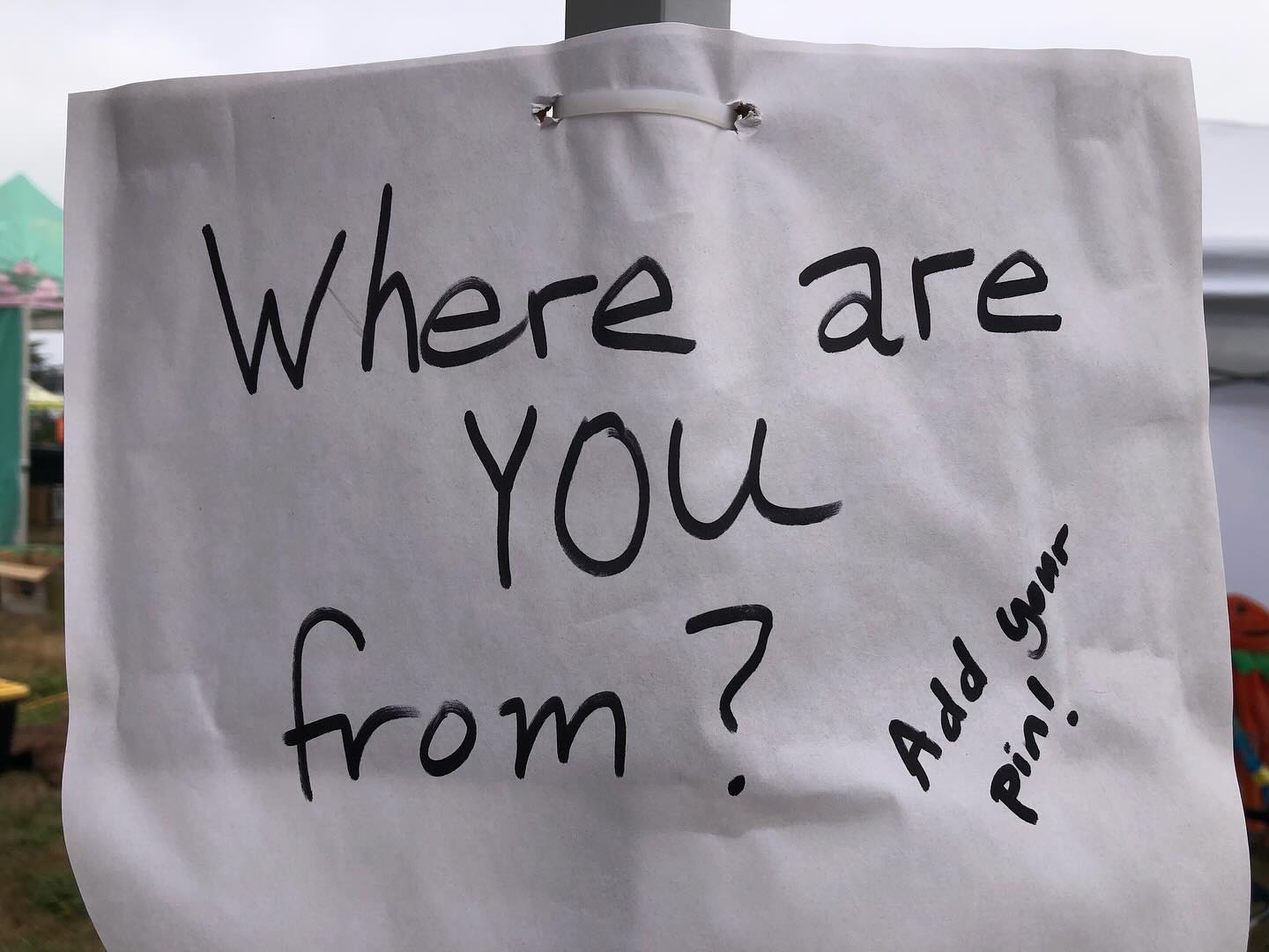 Where are you from?! Let us know! Right when you walk into the main entrance, drop a pin to show some love 💚