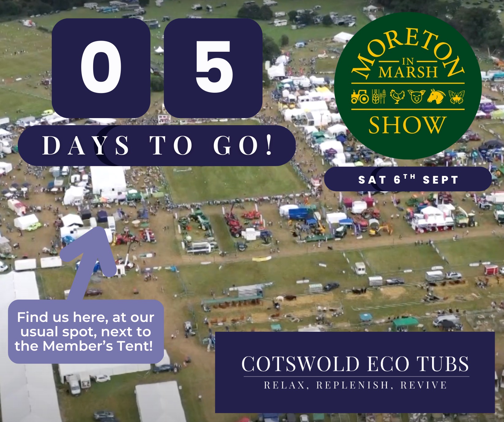 🌿 We can’t wait for this Saturday at Moreton Show – without a doubt the best one-day show in the UK and a true celebration of the countryside! A perfect day out for all the family.
We’re delighted to once again be headline sponsors of the Equestrian Village 🐎 and would love for you to join us.
Come and explore our amazing range of wood-fired hot tubs, saunas, and ice baths, plus fantastic clearance offers on our fire pits 🔥.
Take advantage of exclusive show offers, celebrate the summer with us over a glass of fizz 🥂, and discover how you can transform your garden into a warm, bubbling oasis – ready to embrace the cooler months ahead in total comfort.
✨ We hope to see you at @moretonshow!
📍 Moreton in Marsh GL56 9AJ
#CotswoldEcoTubs #MoretonShow #moretoninmarsh #countryside #cotswolds