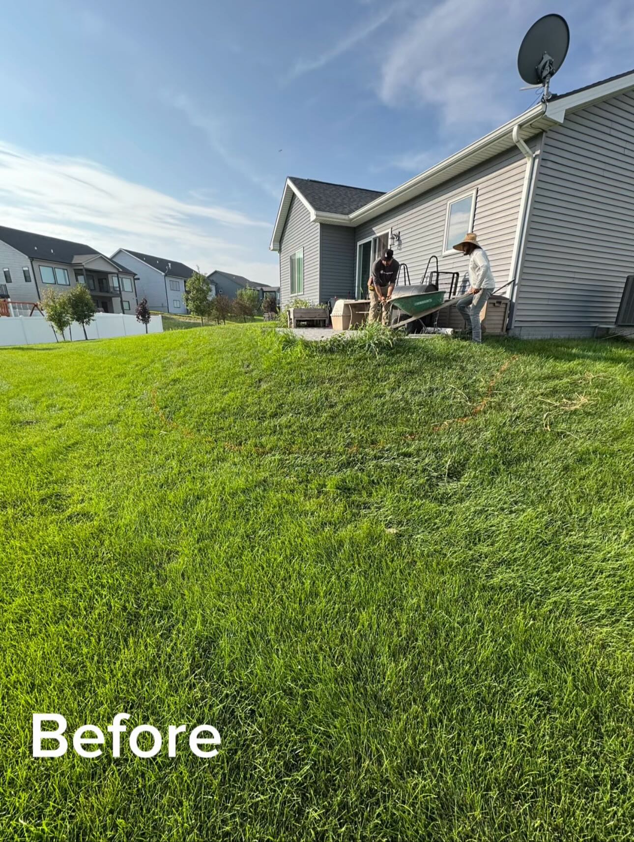 Just finished up this landscape design project here in #urbandale. My client was very satisfied with the results! Check out the video testimony on my profile.