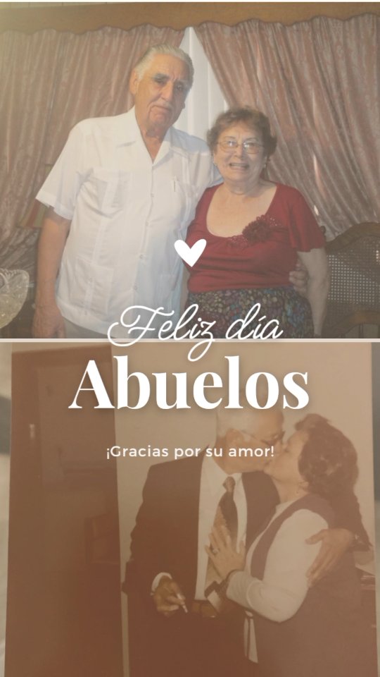 Feliz día a mis abuelitos 🧓👴
Hoy los celebro con mucho cariño y gratitud, gracias por su amor incondicional ✨