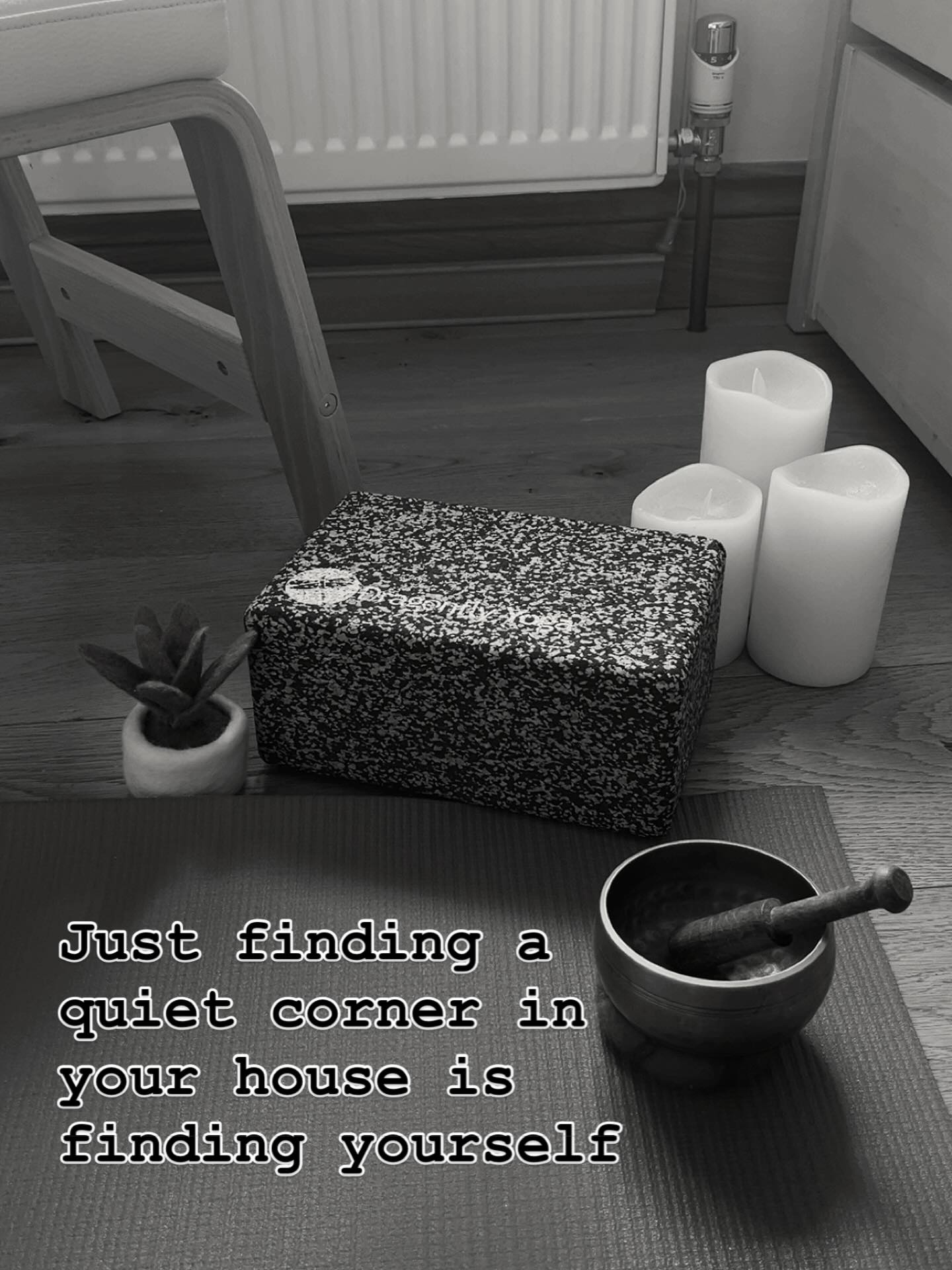 Solo con encontrar una pequeña esquina en tu casa te puedes encontrar a ti❤️