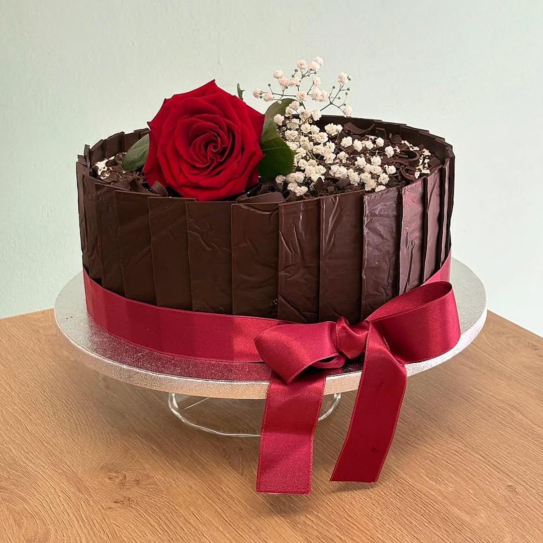 Narozeninový dort Schwarzwald #schwarzwaldcake #chocolatecake #narozeninovydort #sladkepohladi