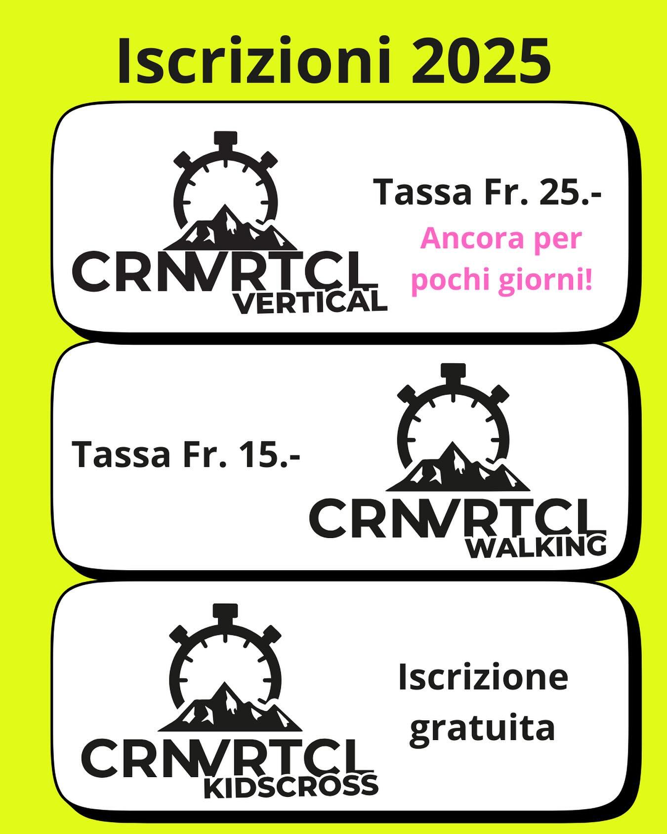 Mancano solo 9 giorni 🤩
Cosa aspettate? Approfittate della tassa a prezzo speciale 😏
per iscrizioni 👉🏻 link in bio!
@casadellottica_sa
@dynoptic
@lidlch
@farmaciasolduno.ch
@nikoneurope
@pissei @noe_gianetti #pissei
@performancesport
@giuliani_sa
@parisfalegnameria
@AMIfiduciaria
#cdobike&run #wow🤩 #cronoverticalCDO #CDOwalking #CDOkidscross #motivation #😍 #sport #competition #stravarun #cdobikerun