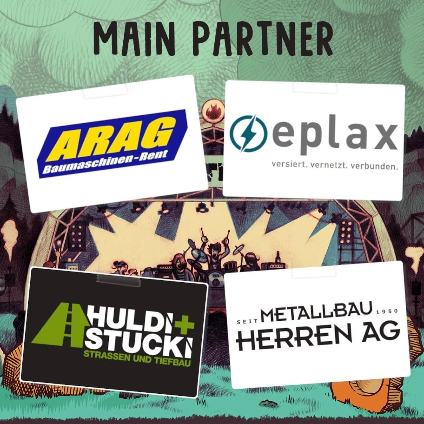 🎉 *Shoutout an unsere grossartigen Sponsoren!* 🎉
Ohne euch gäbe es das Gravel Pit Festival 2025 nicht! Ihr seid die wahren Rockstars hinter den Kulissen und macht all das möglich – vom ersten Riff bis zum letzten Applaus. 🎸🙌
Ob Beats, Barbecue oder beste Stimmung – all das wäre ohne eure Unterstützung nicht denkbar. Ihr seid die unsichtbare Kraft, die uns antreibt!
Danke, dass ihr Teil dieses Abenteuers seid und dieses Festival so besonders macht!🤘❤
Macht also alle mal ordentlich Lärm für unsere Partner, Leute! 👏🏼
#gpf2025 #rockmusic #schuepfen #gravelpit #festival #gravelpitfestival #kiesgrube #seeland #biel #bern #solothurn #rapperswil