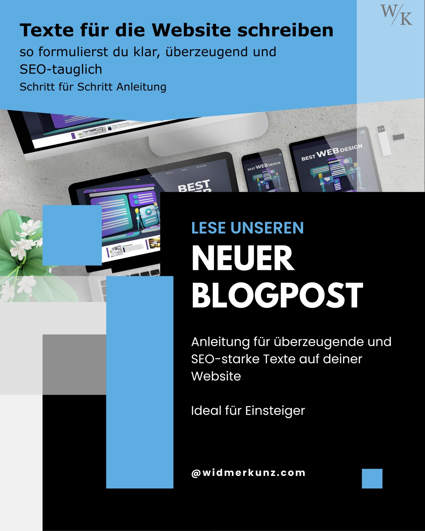 In unserem neuen Blogpost zeigen wir, wie du Texte für deine Website schreibst, die bei Google gefunden werden – und bei Besuchern wirklich ankommen.
Ideal für alle, die ihren Webauftritt selbst pflegen oder verbessern möchten.
#webtexte #contentcreation #wixhilfe #seo #wixwebsite #blogpost #websiteoptimierung #sichtbarkeit #textgestaltung #onlinemarketing #widmerundkunz #webagentur #basel