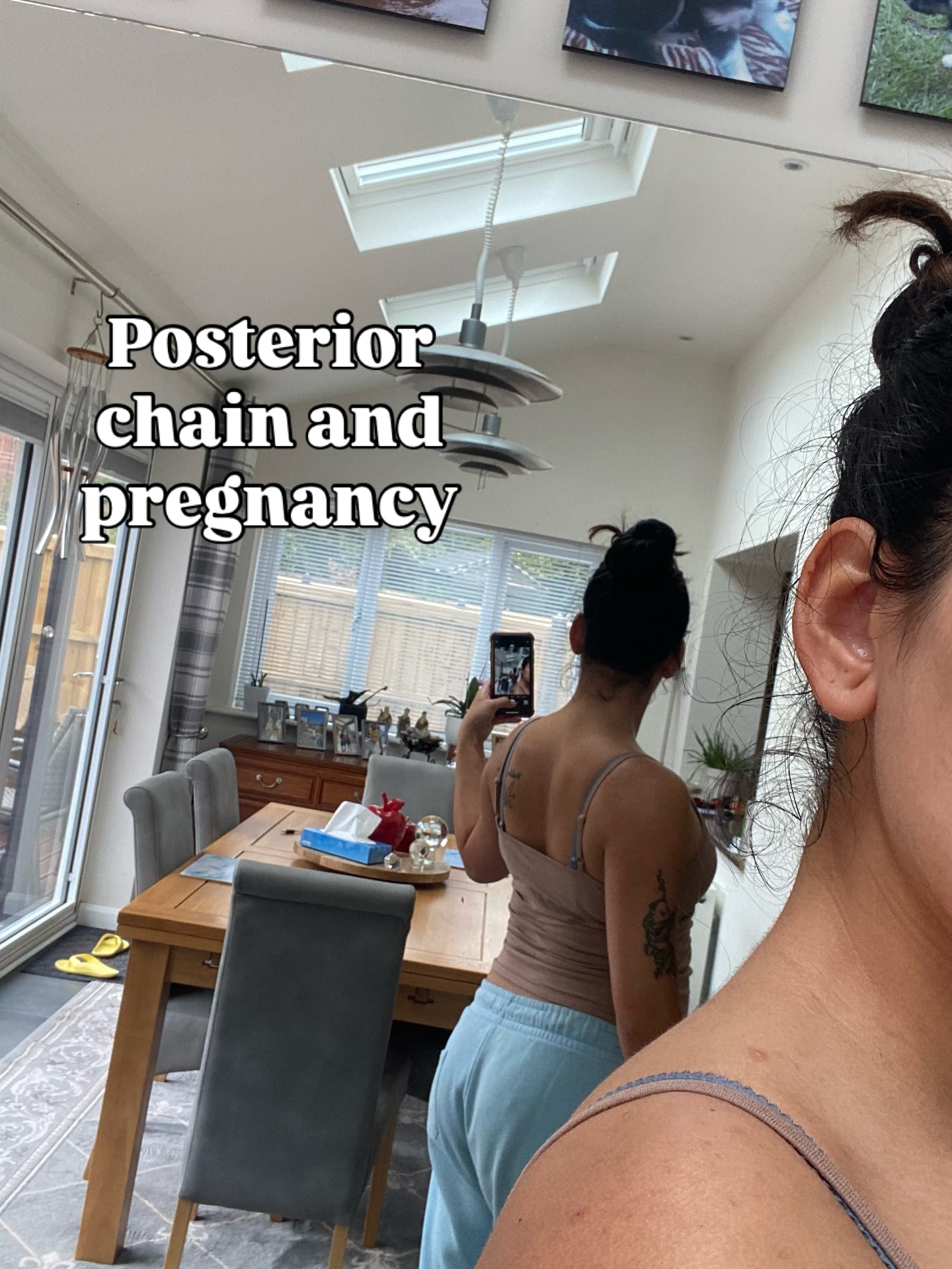 Now my bump’s really starting to grow, I’m noticing the effects on my posterior chain. Weaker glutes and hammies🥲 and poorer posture.
I’m correcting this by increasing the emphasis I put on training my posterior chain. Had a juicy workout today focusing on back, glutes and hammies.
If you’re pregnant and unsure on how you should be exercising, contact me for a free consultation to ensure you’re exercising the best way for you.
Link in bio